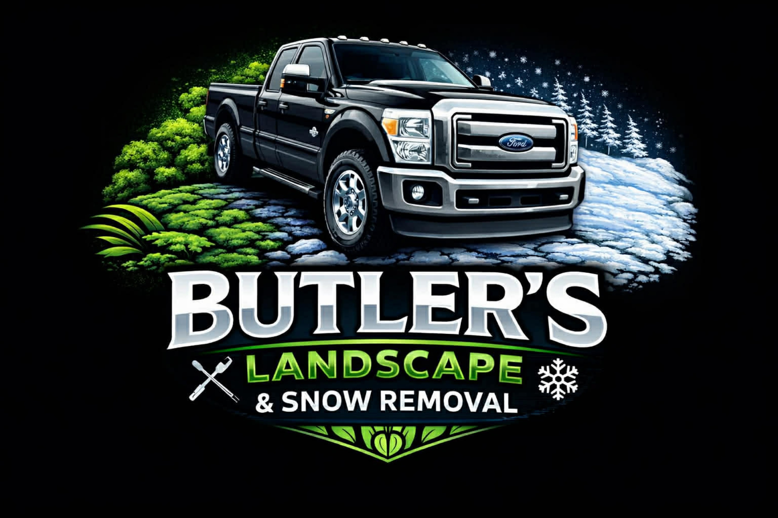 Butlers landscape & snow removal LLC Logo