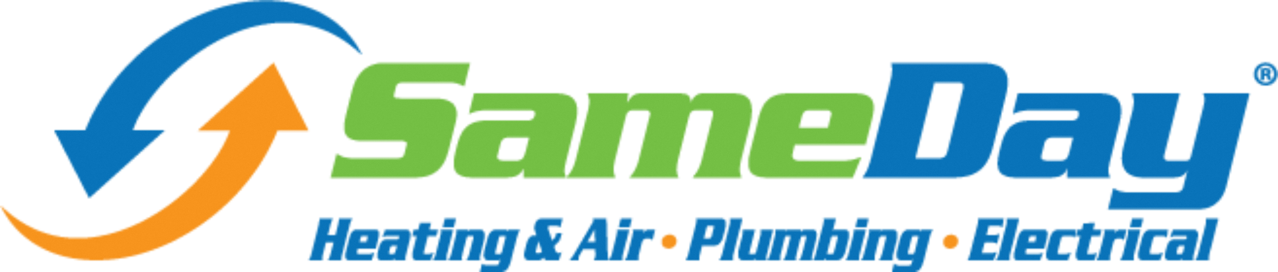 SameDay Heating & Air, Plumbing, and Electrical Logo