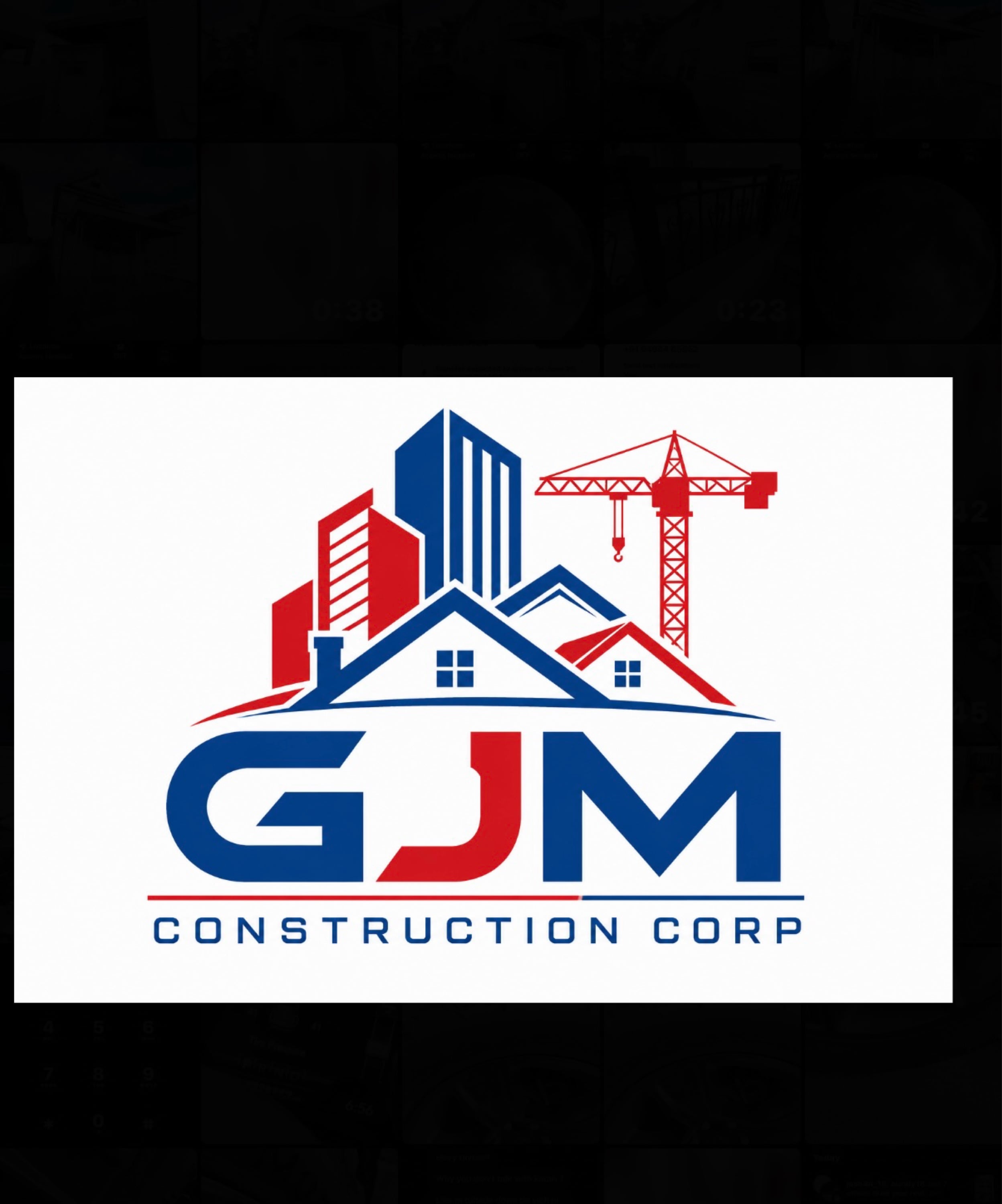 GJM Construction Logo