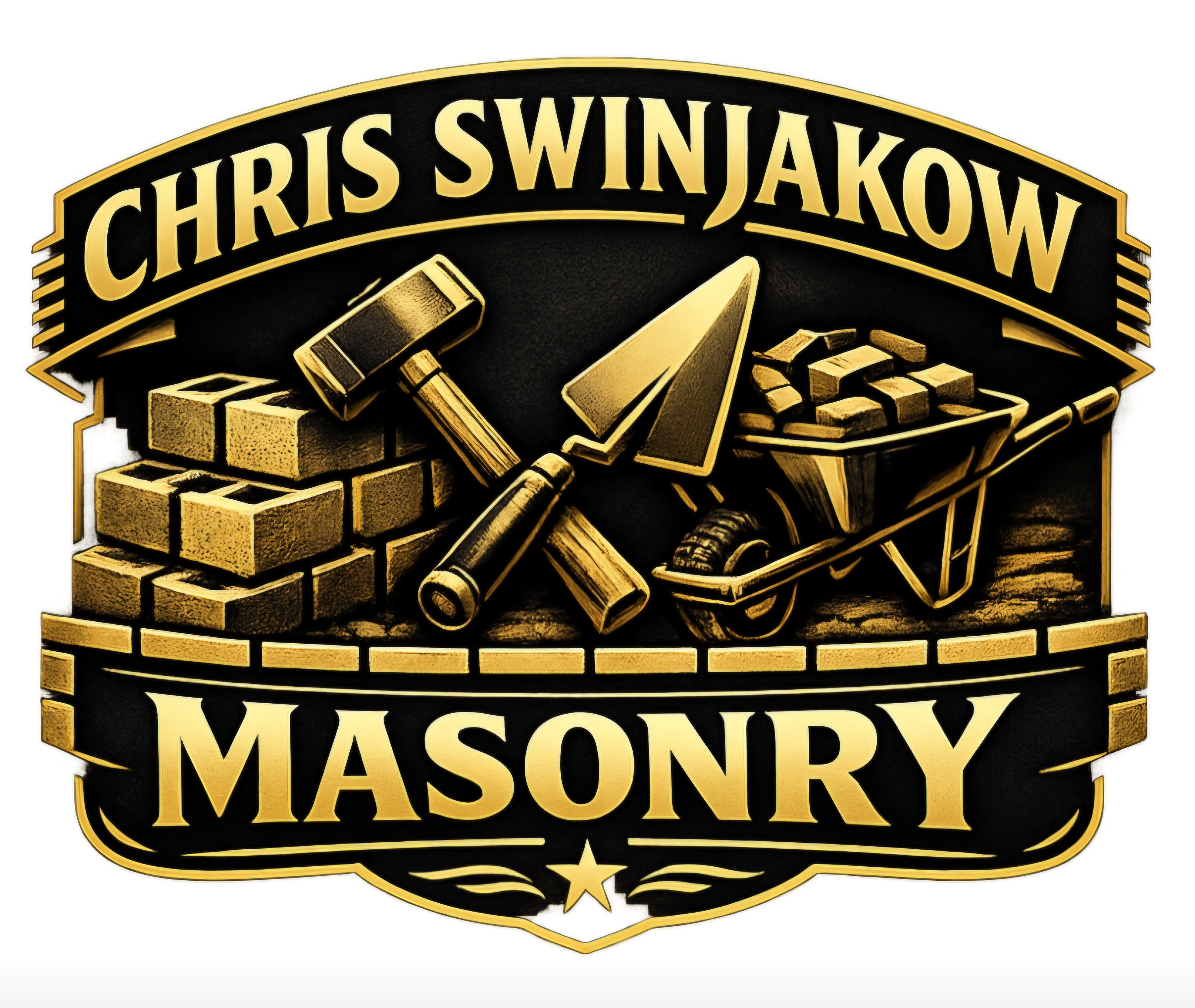 Chris Swinjakow Masonry Logo