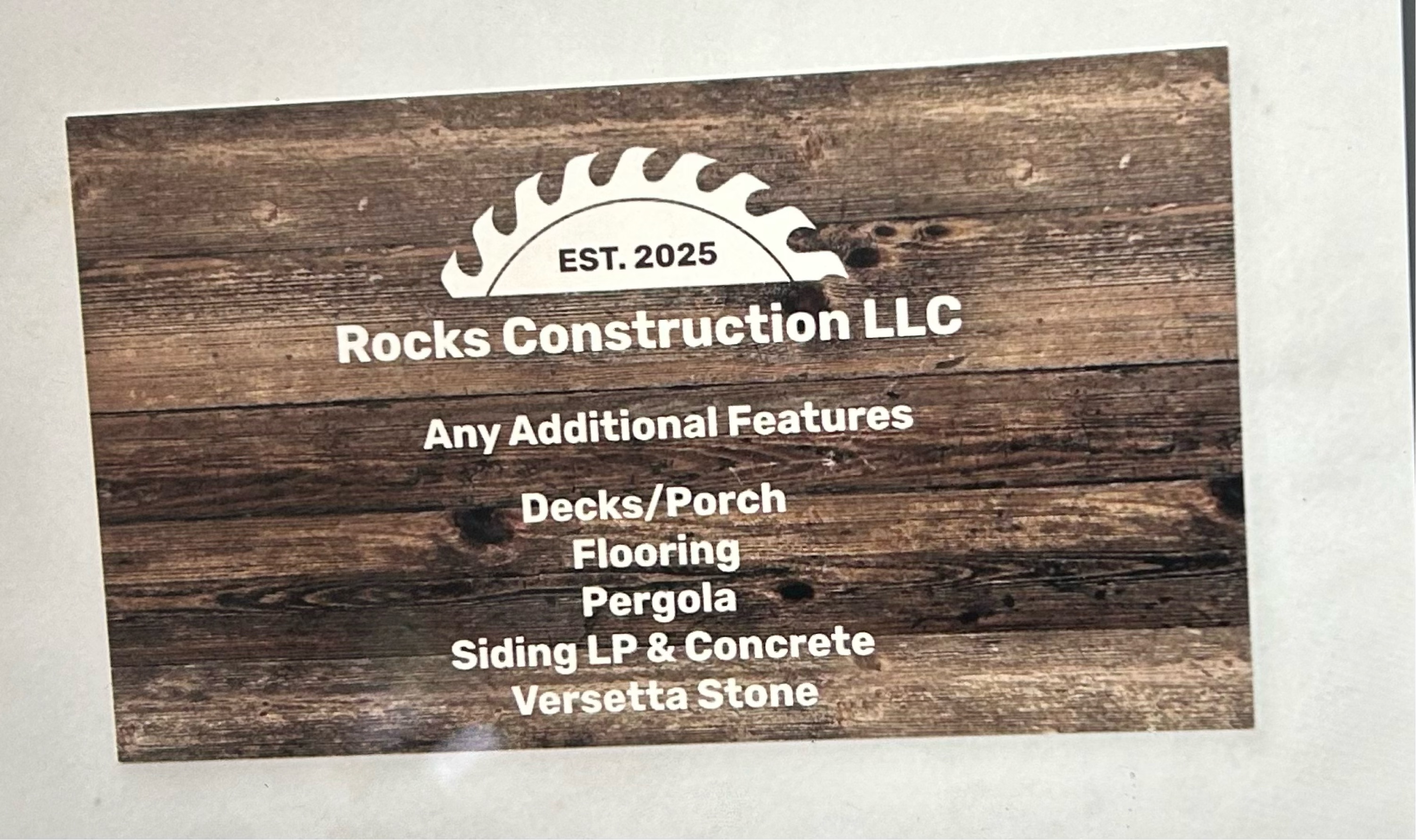 Rocks Construction Logo