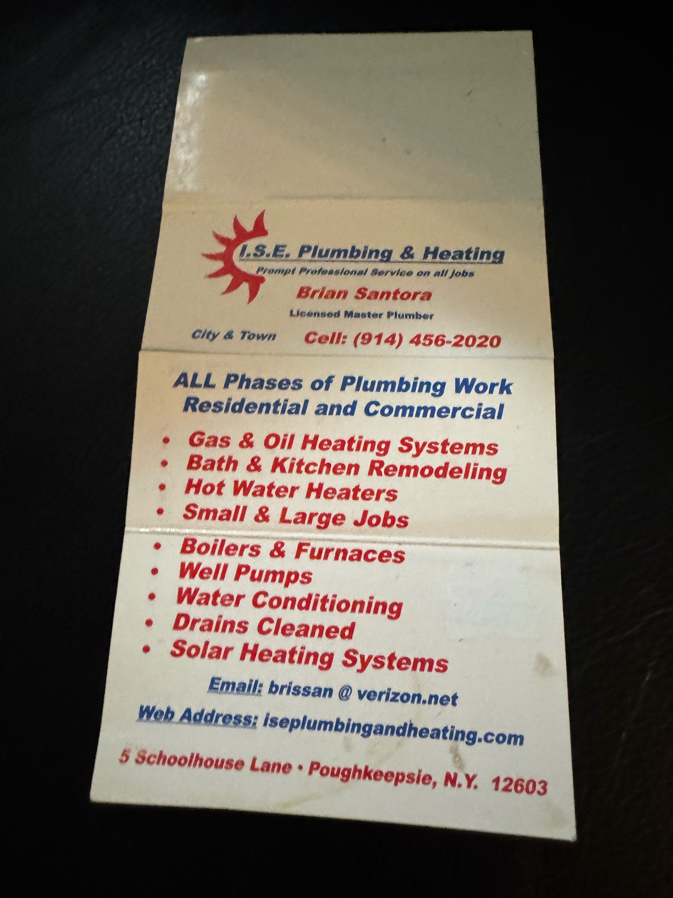 I.S.E. Plumbing & Heating Logo