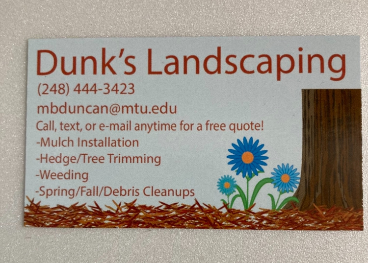 Dunks Landscaping Logo
