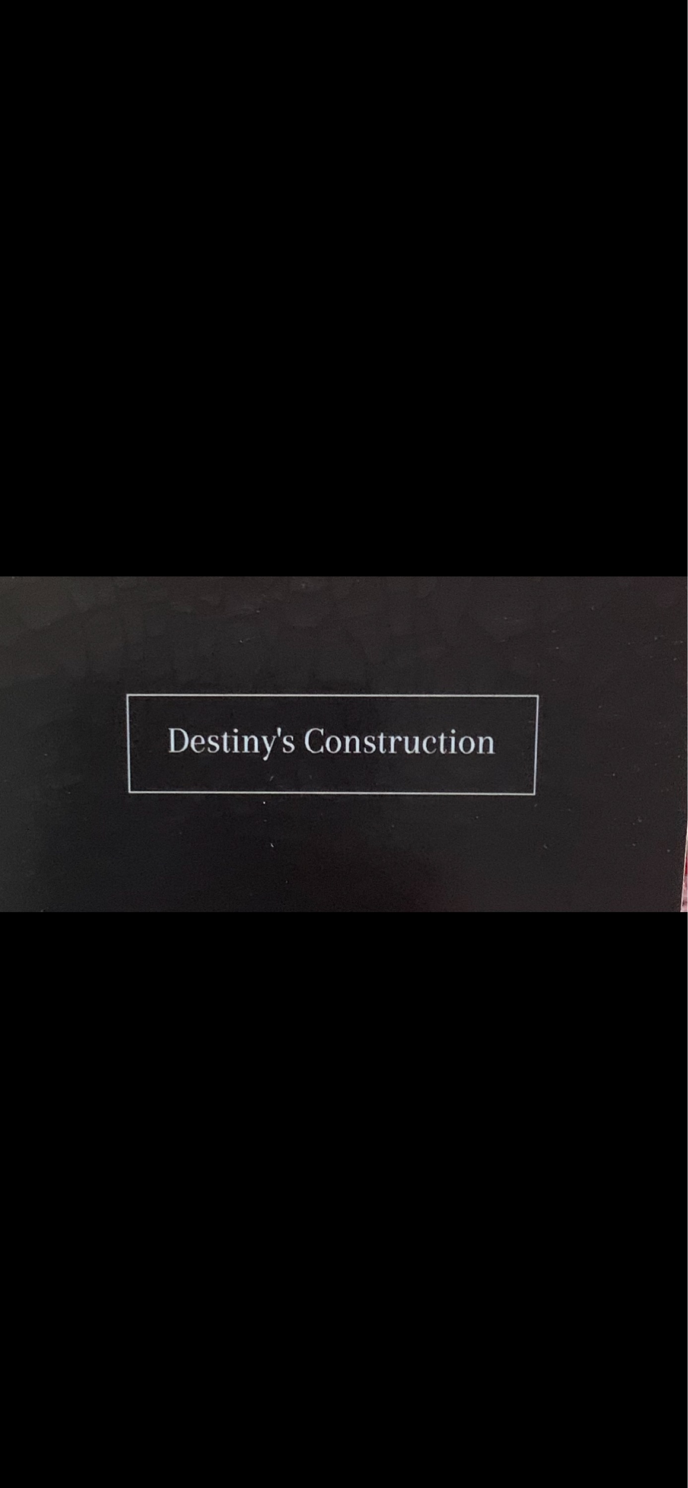 Destinys Construction Logo