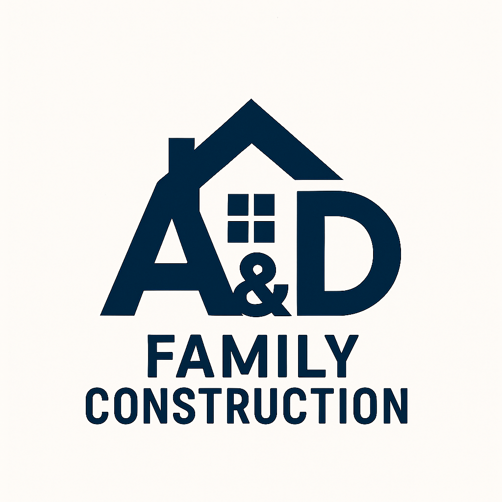 A&D Family Construction Logo