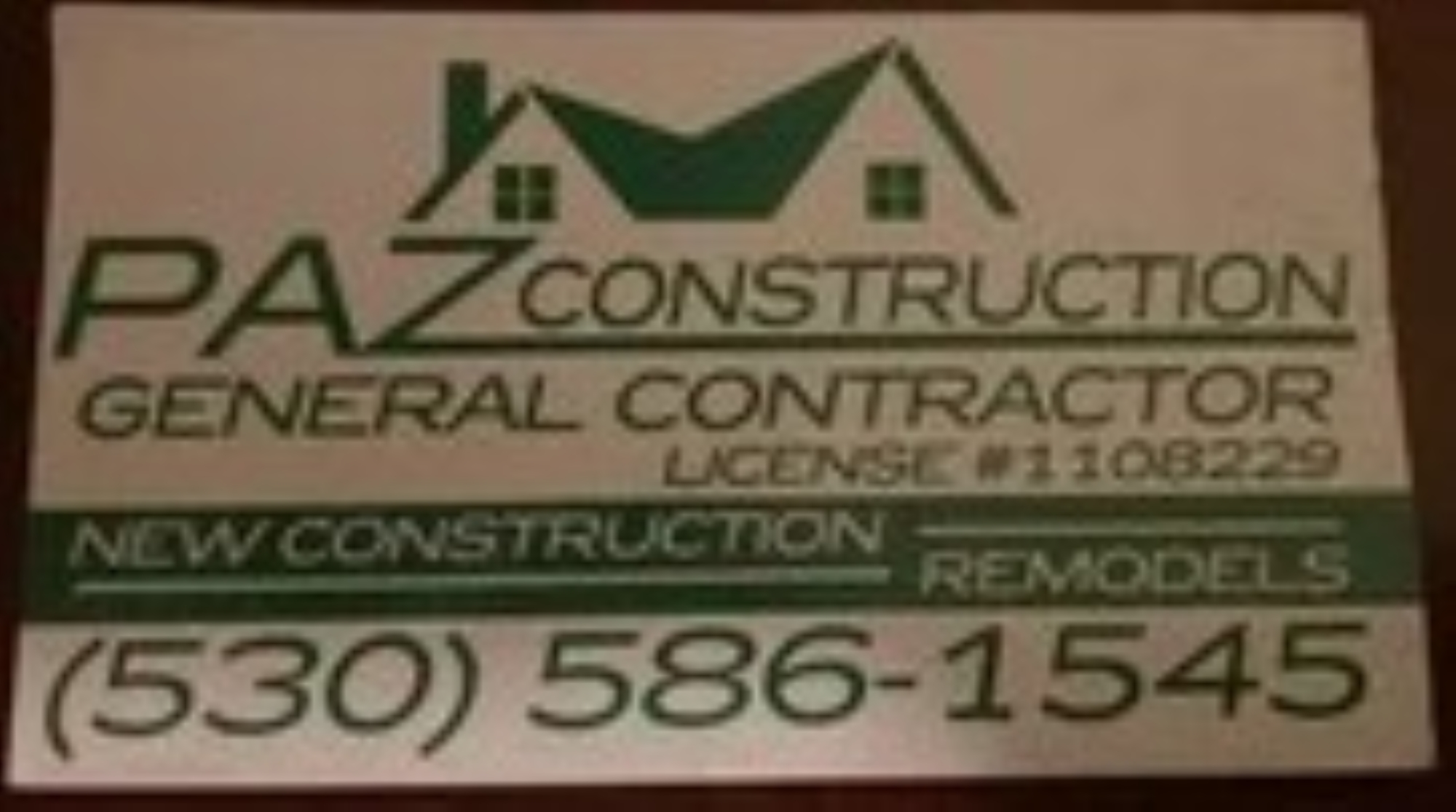 PAZ CONSTRUCTION INC Logo