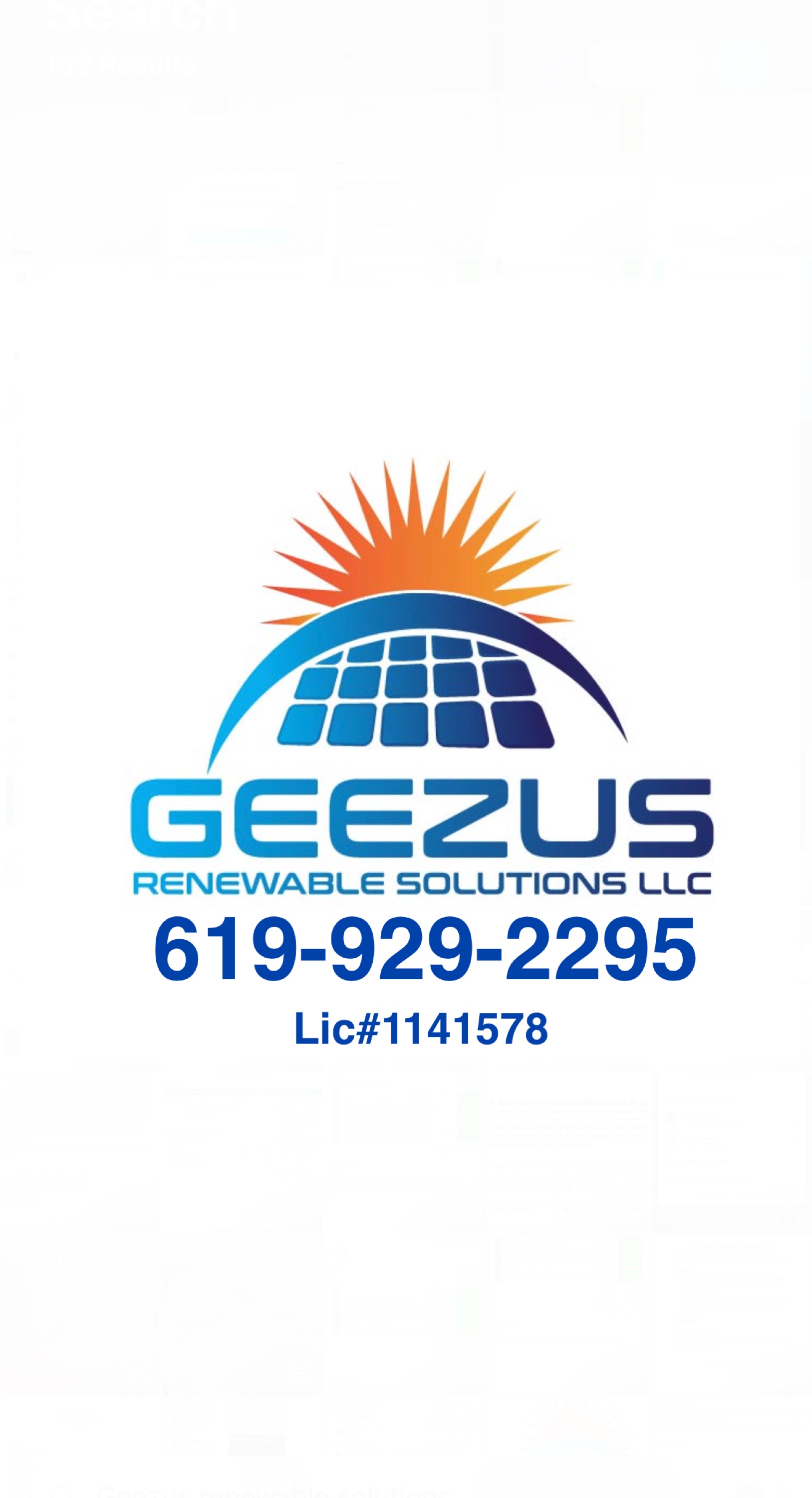 Geezus Renewable Solutions L.L.C. Logo