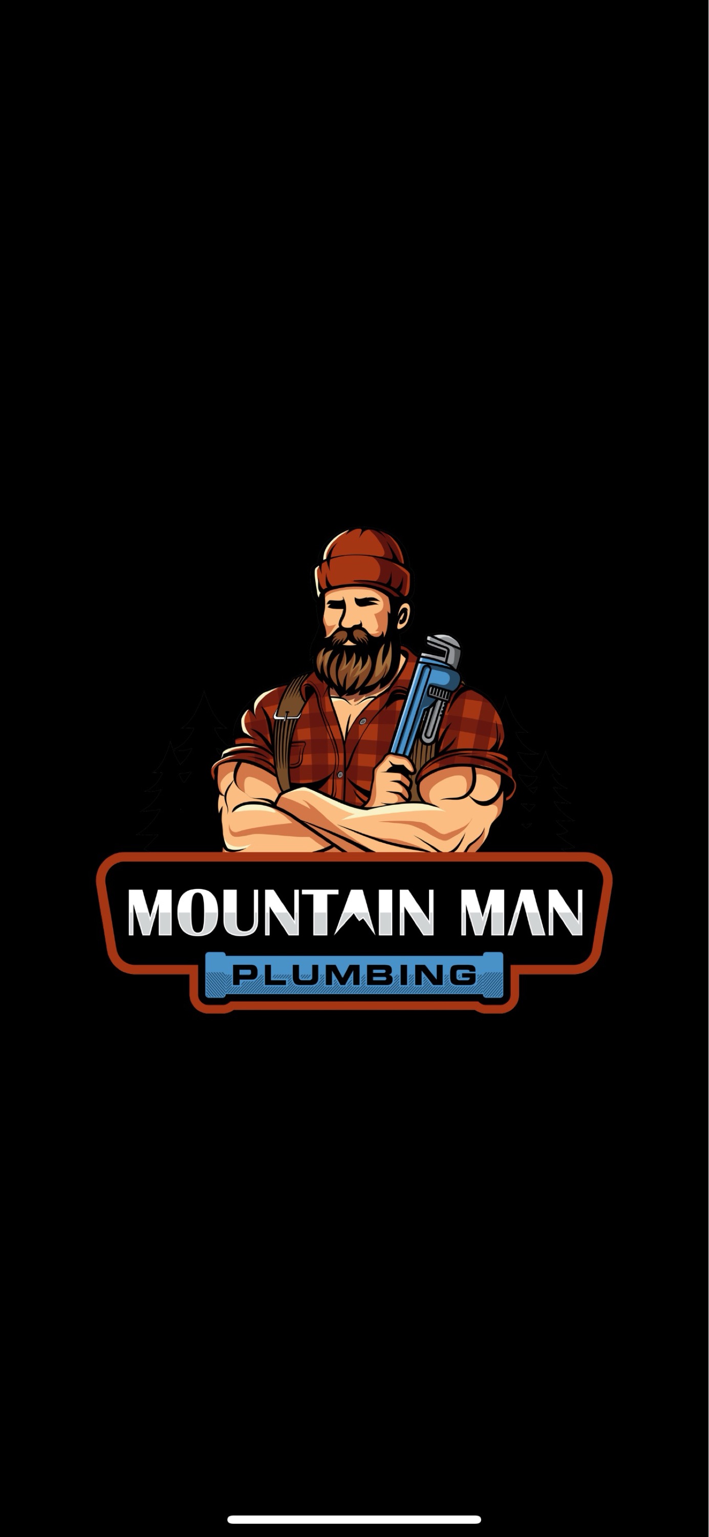 Mountain Man Plumbing Logo