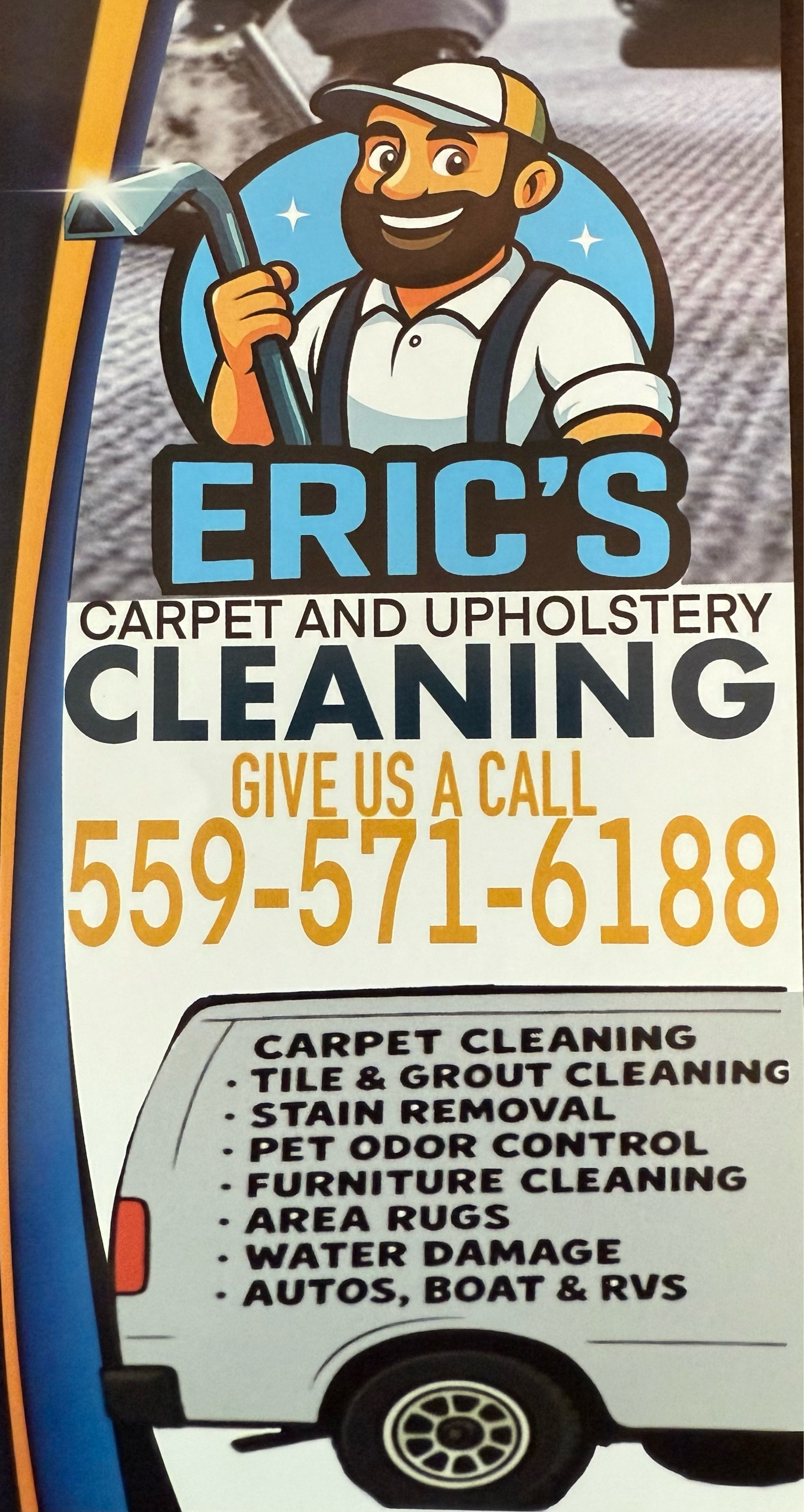 Eric's Carpet and Upholstery Cleaning Logo
