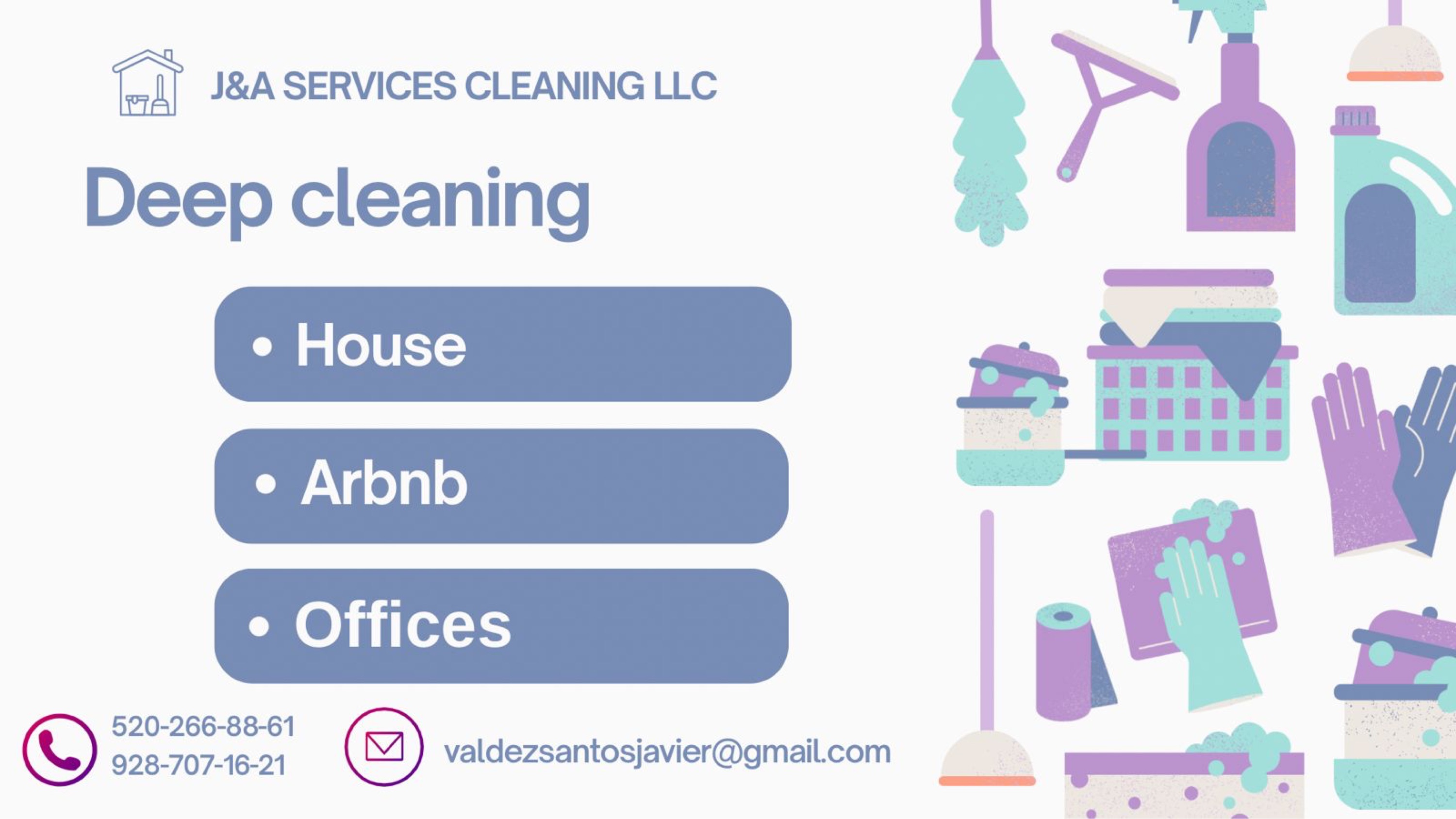 J&A Services Cleaning Logo