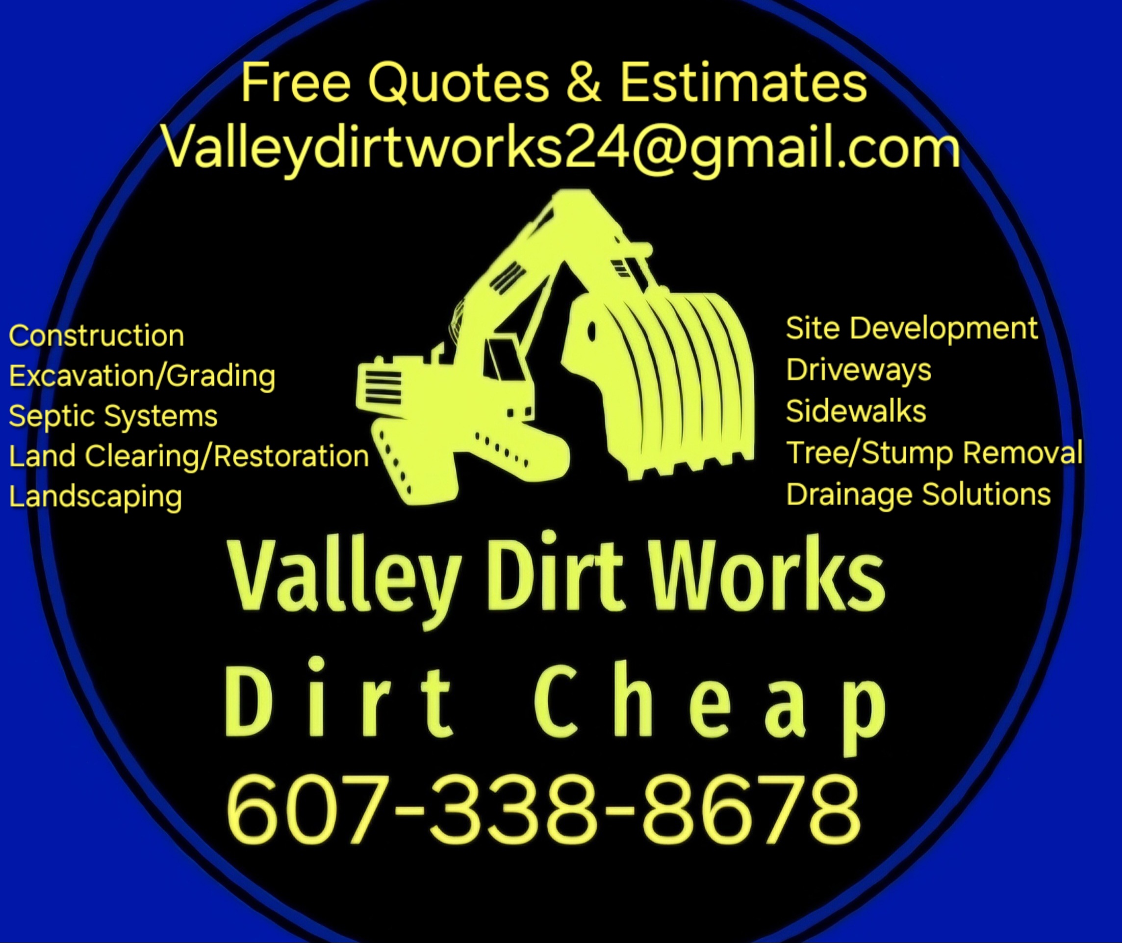 Valley Dirt Works LLC Logo