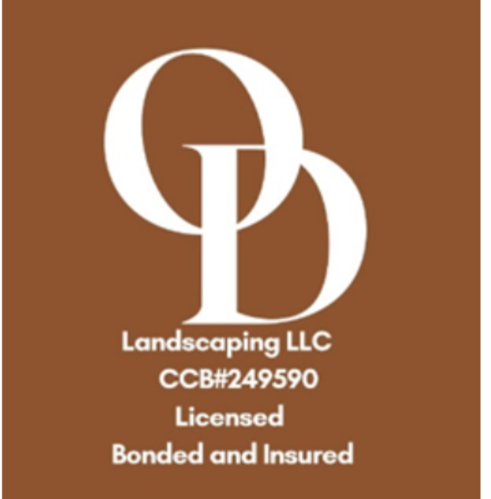 O D Landscaping, LLC Logo