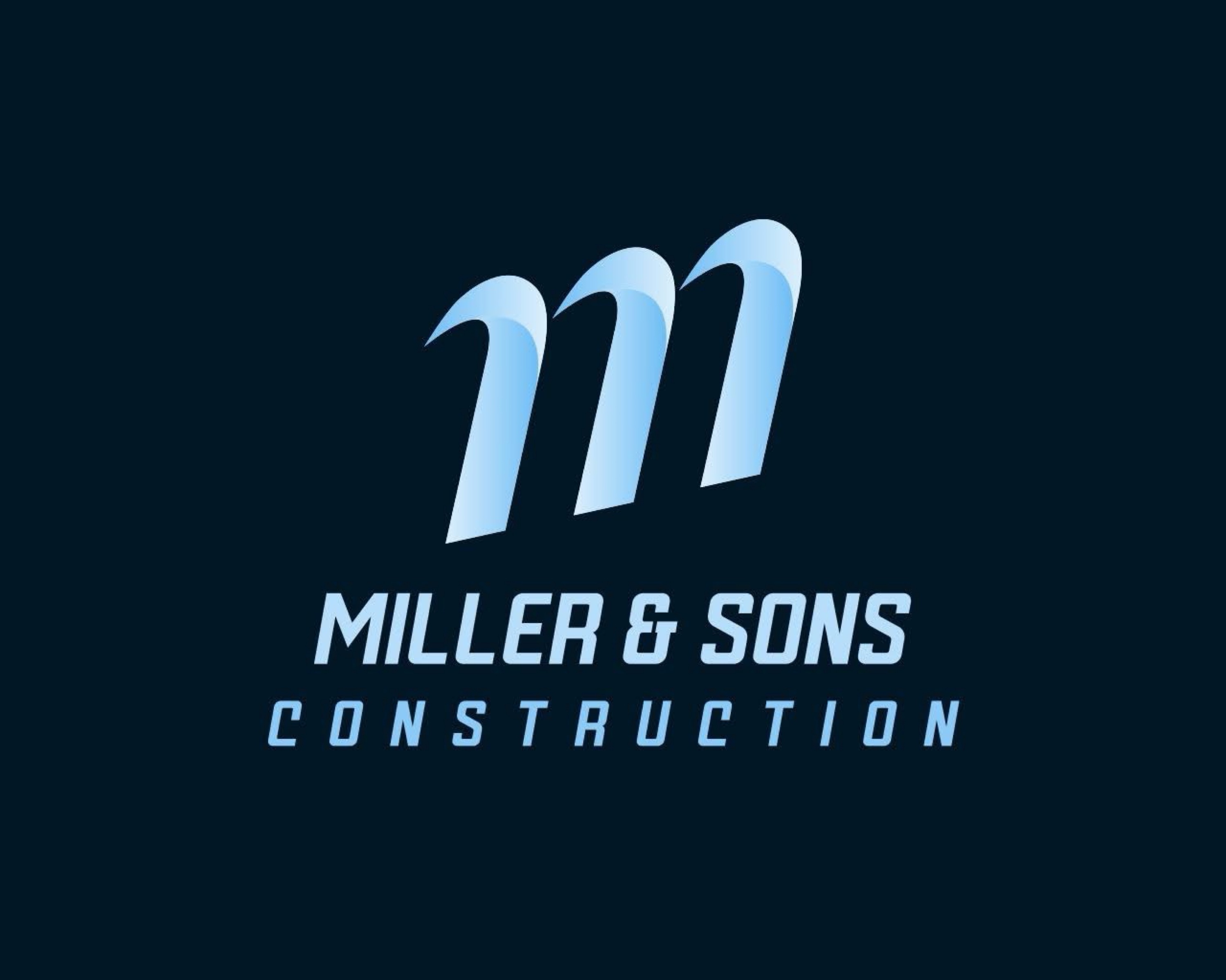 Miller & Sons Construction & Home Builders Logo