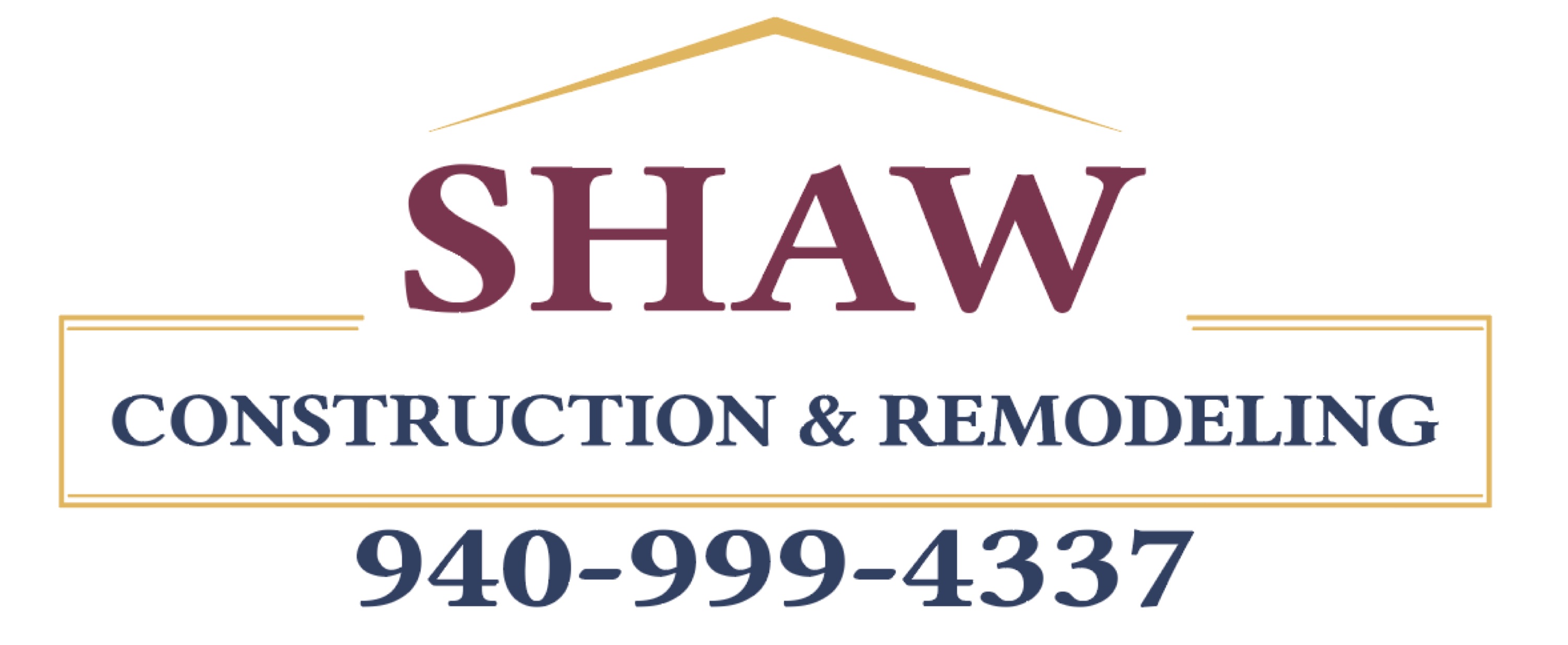 Shaw Construction & Remodeling Logo