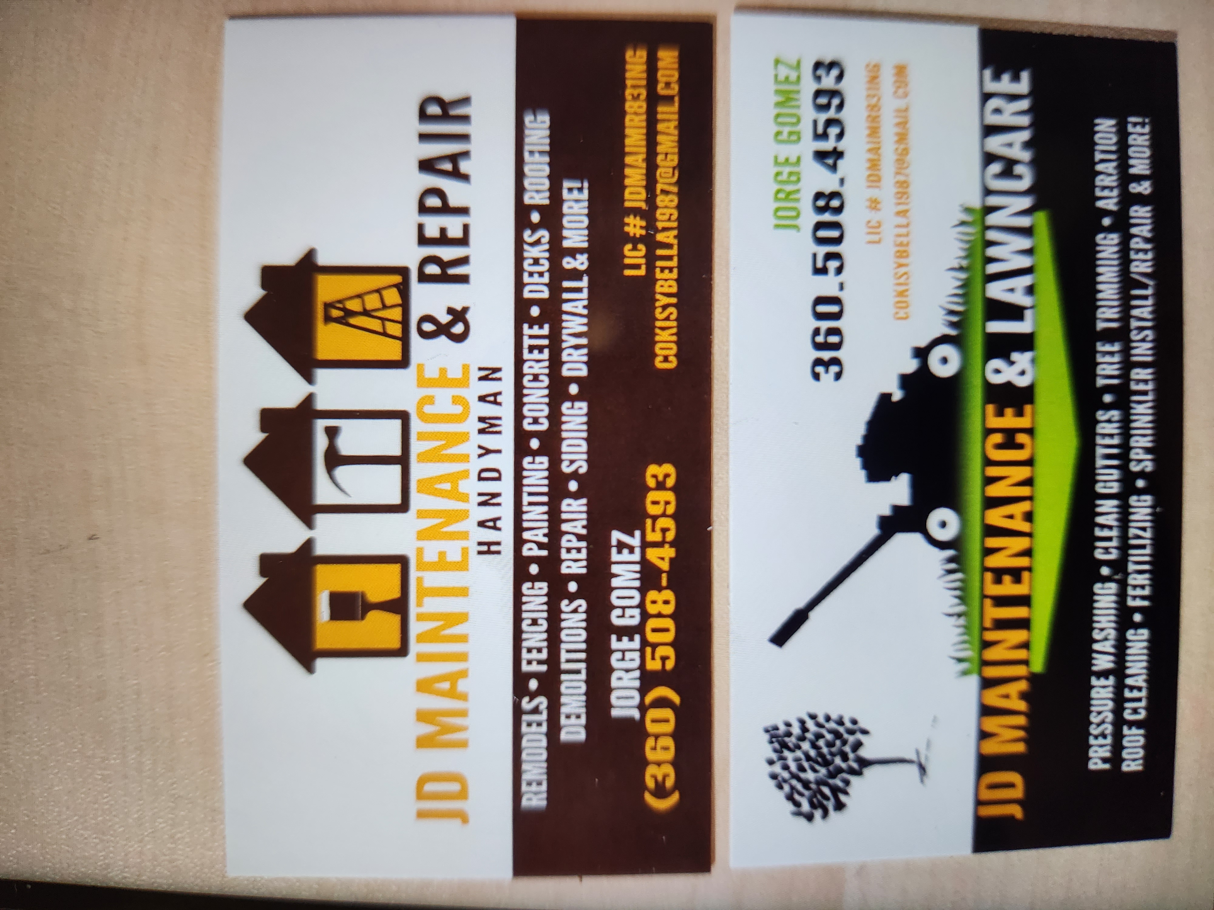 JD Maintenance & Repair Logo