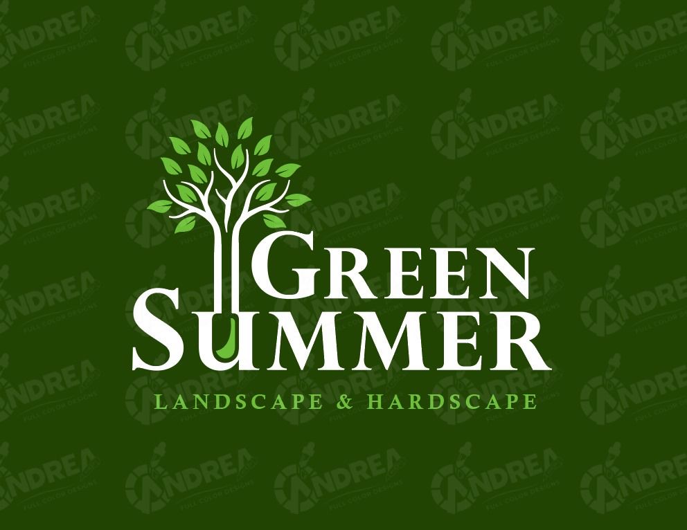GREEN SUMMER LANDSCAPE AND HARDSCAPE Logo