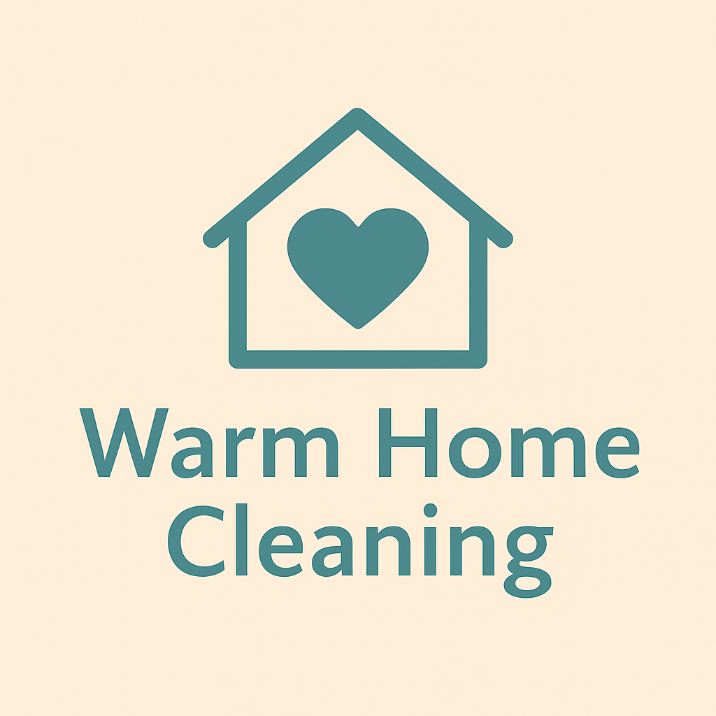 Warm Home Cleaning Logo