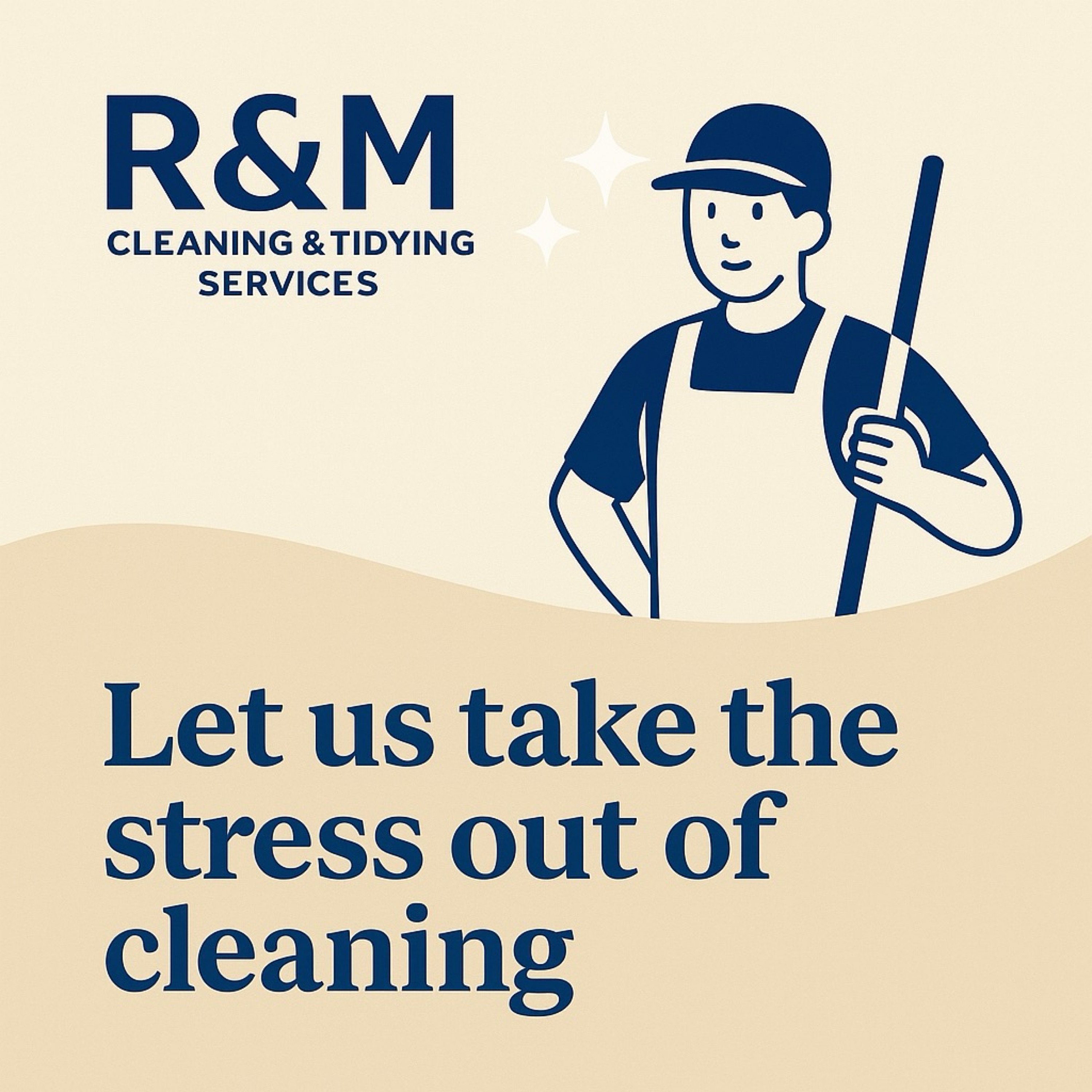 R & M Cleaning Logo