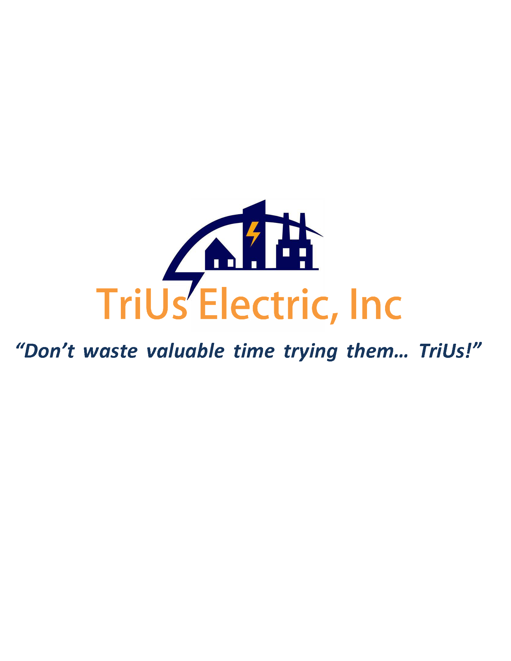 TriUs Electric, Inc. Logo