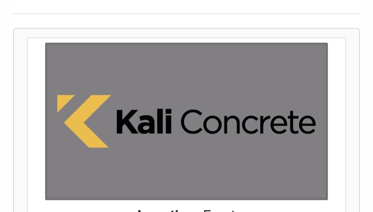 Kali Concrete Logo