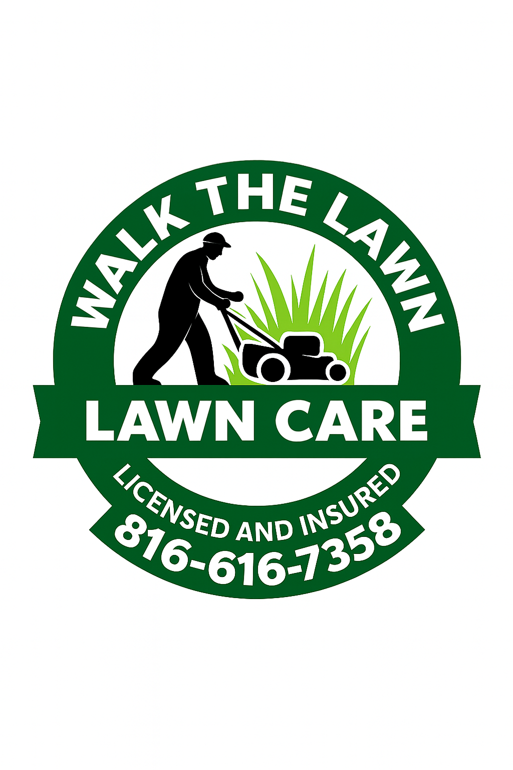 Walk The Lawn lawn care llc Logo