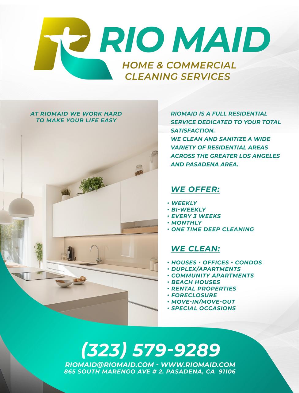 Rio Maid Home & Commercial Cleaning Services Logo