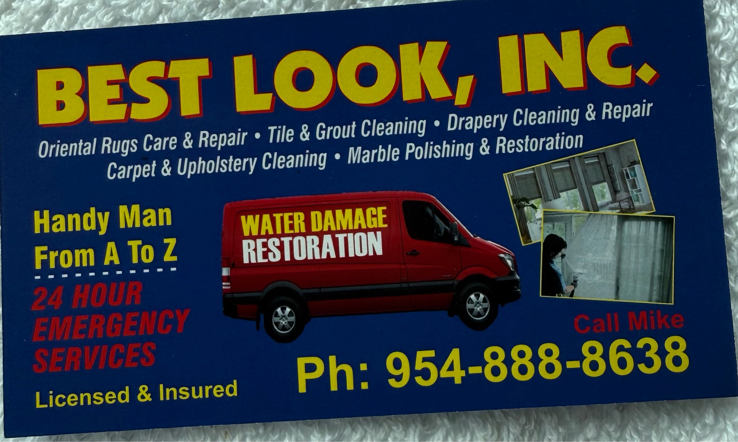 BEST LOOK CARPET & UPHOLSTERY INC Logo