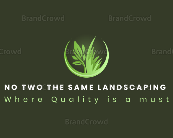No -two-the-same-landscaping Logo