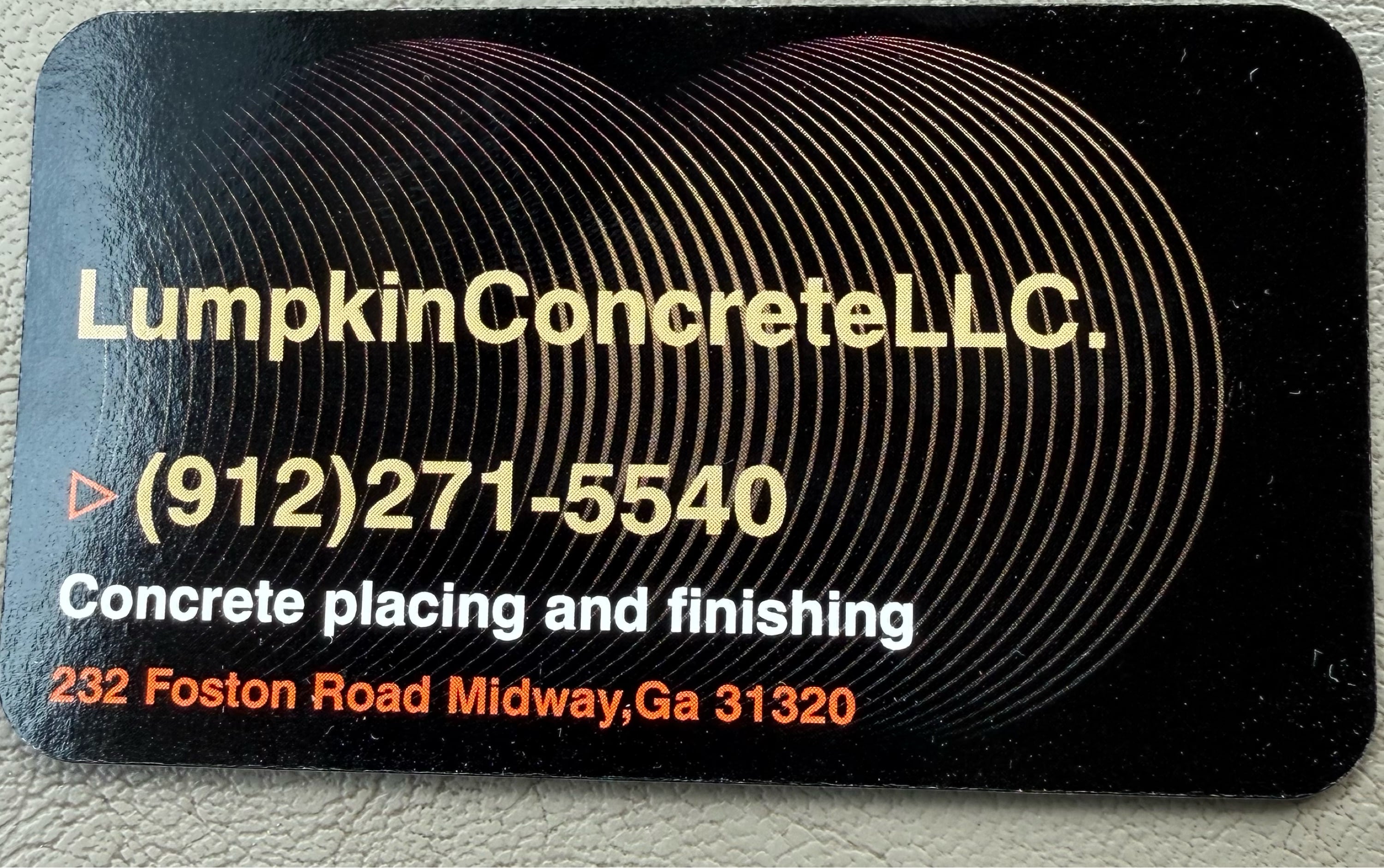 Lumpkin Concrete Logo