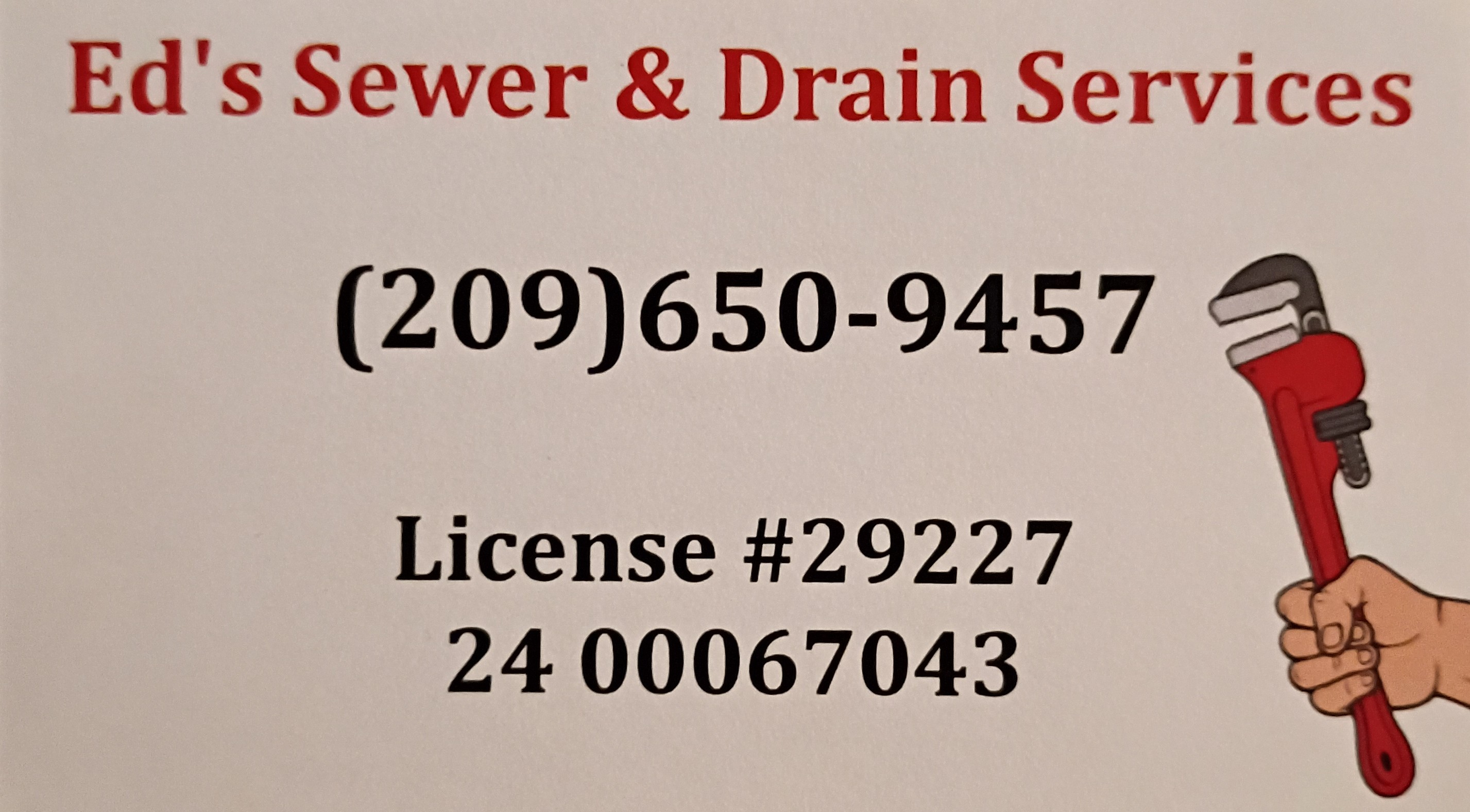Ed Sewer and Drain Logo