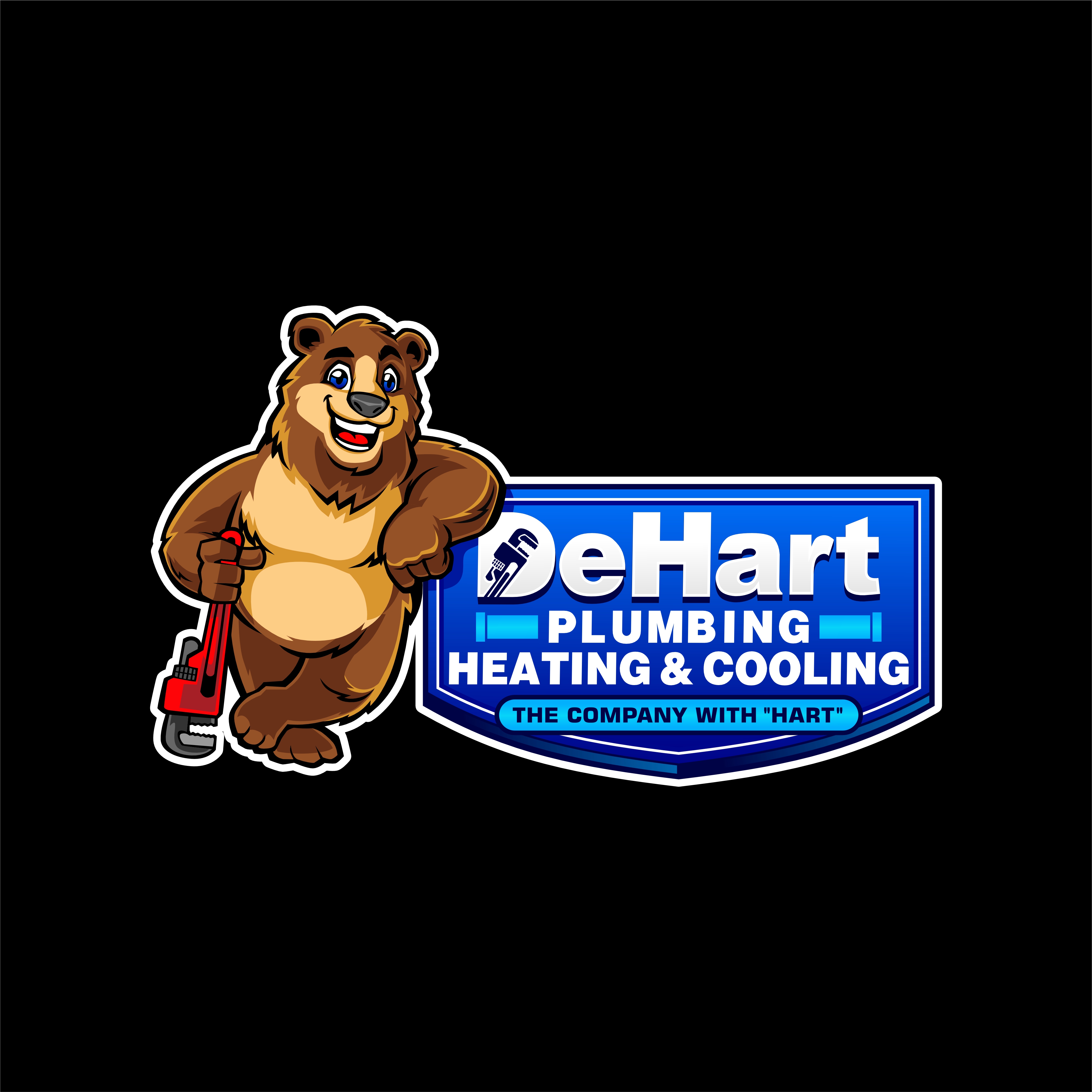 De Hart Plumbing Heating & Cooling Logo