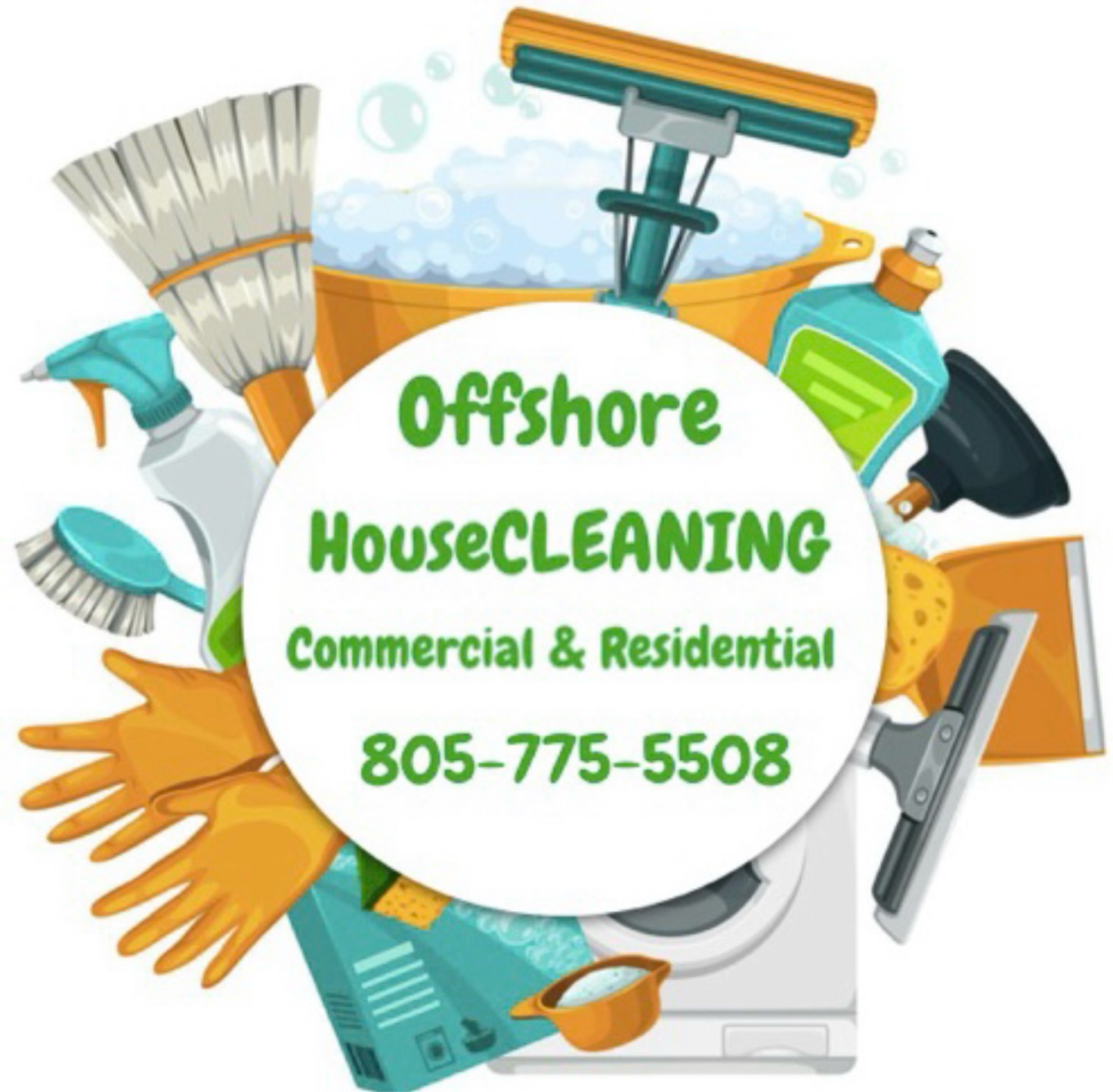 Offshore Housecleaning Logo
