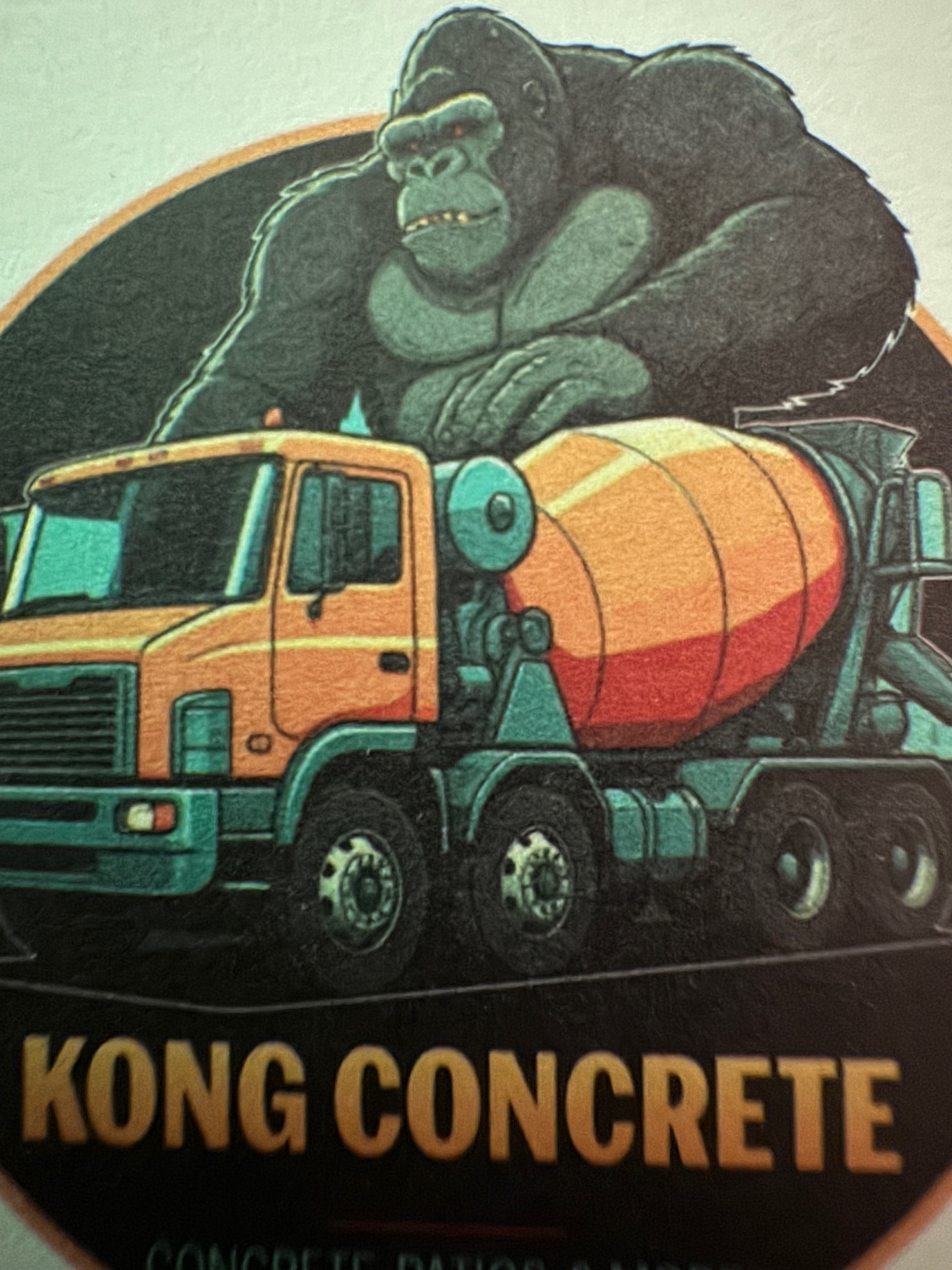 Kong Concrete LLC Logo