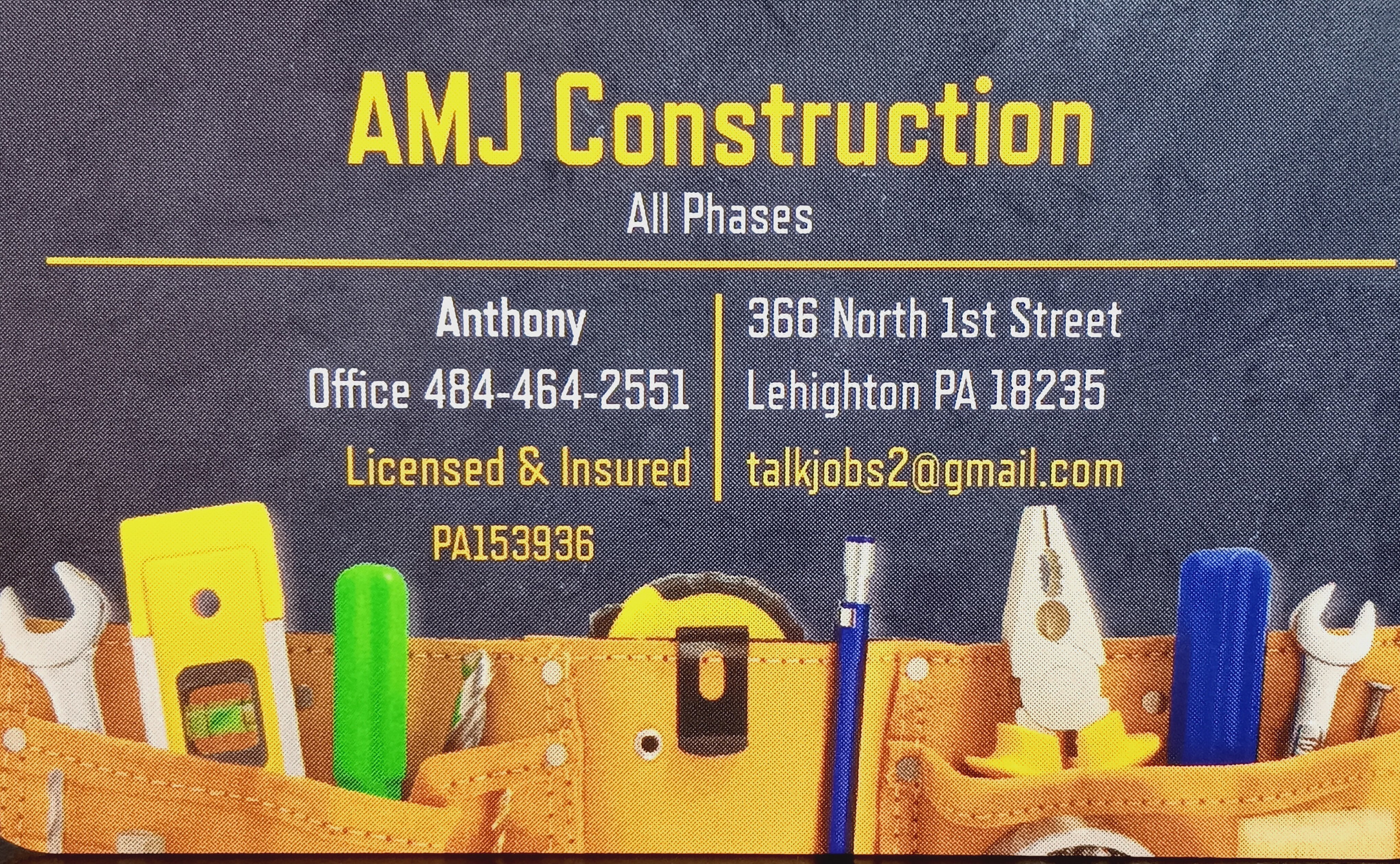 AMJ Construction Logo