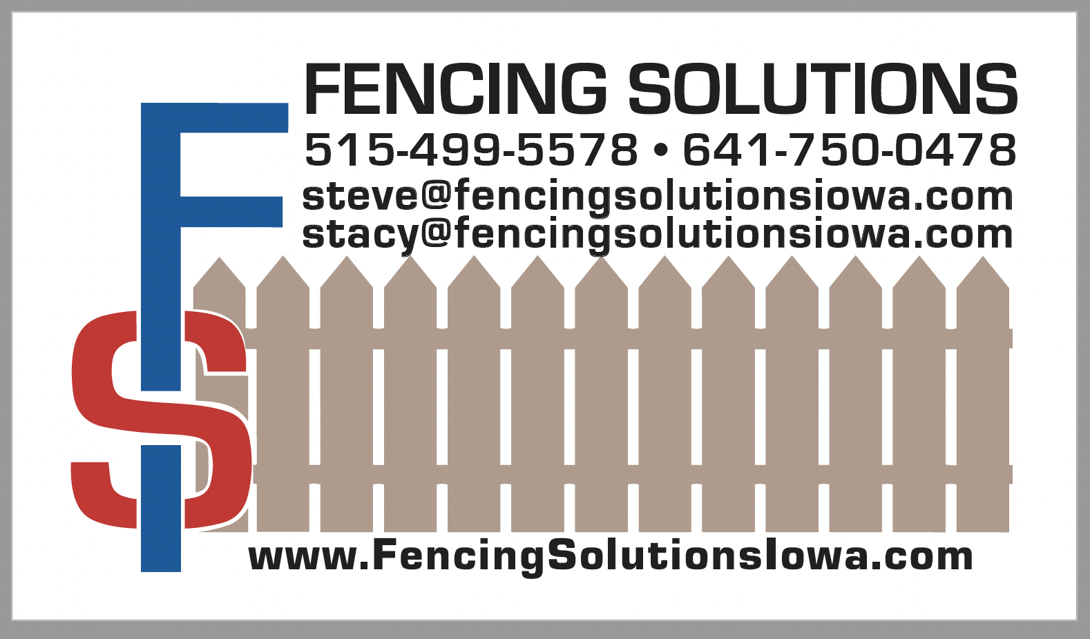Fencing Solutions Logo