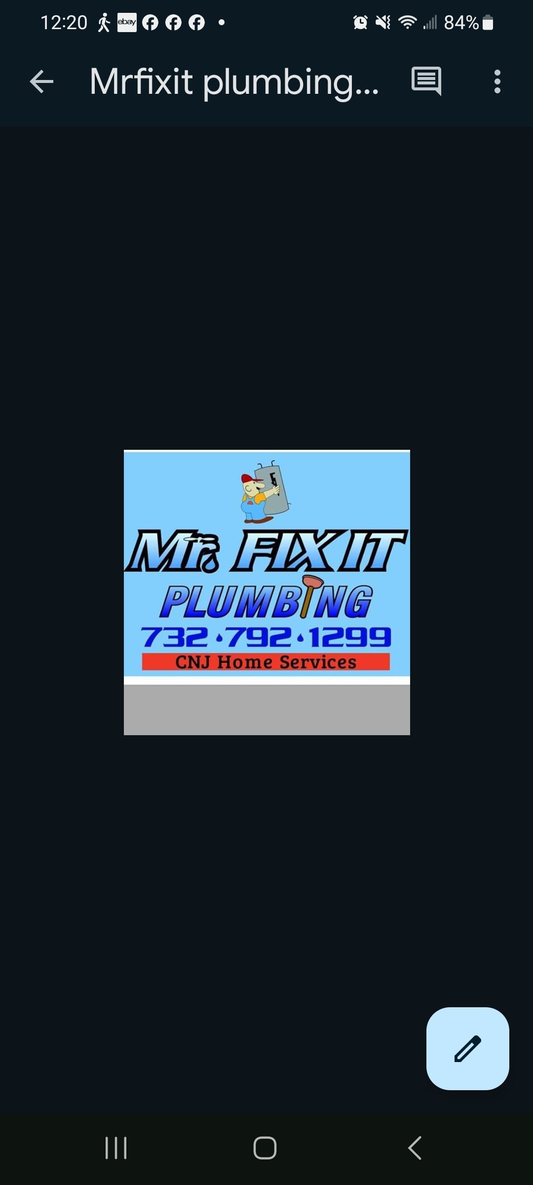 Mr Fixit Plumbing/ CNJ Home Services Logo
