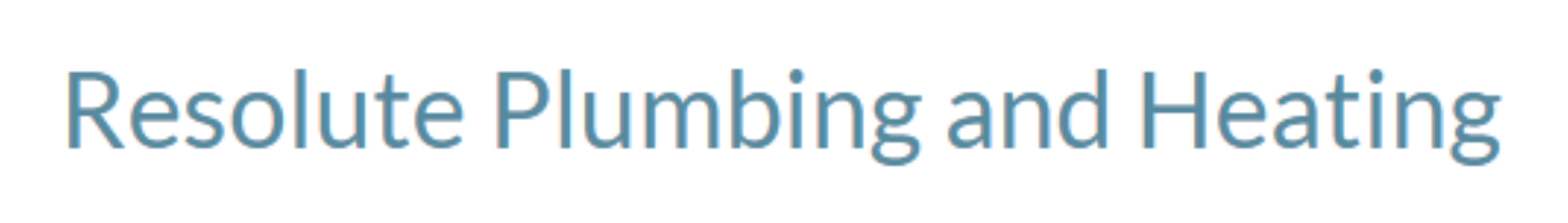 Resolute Plumbing and Heating Logo
