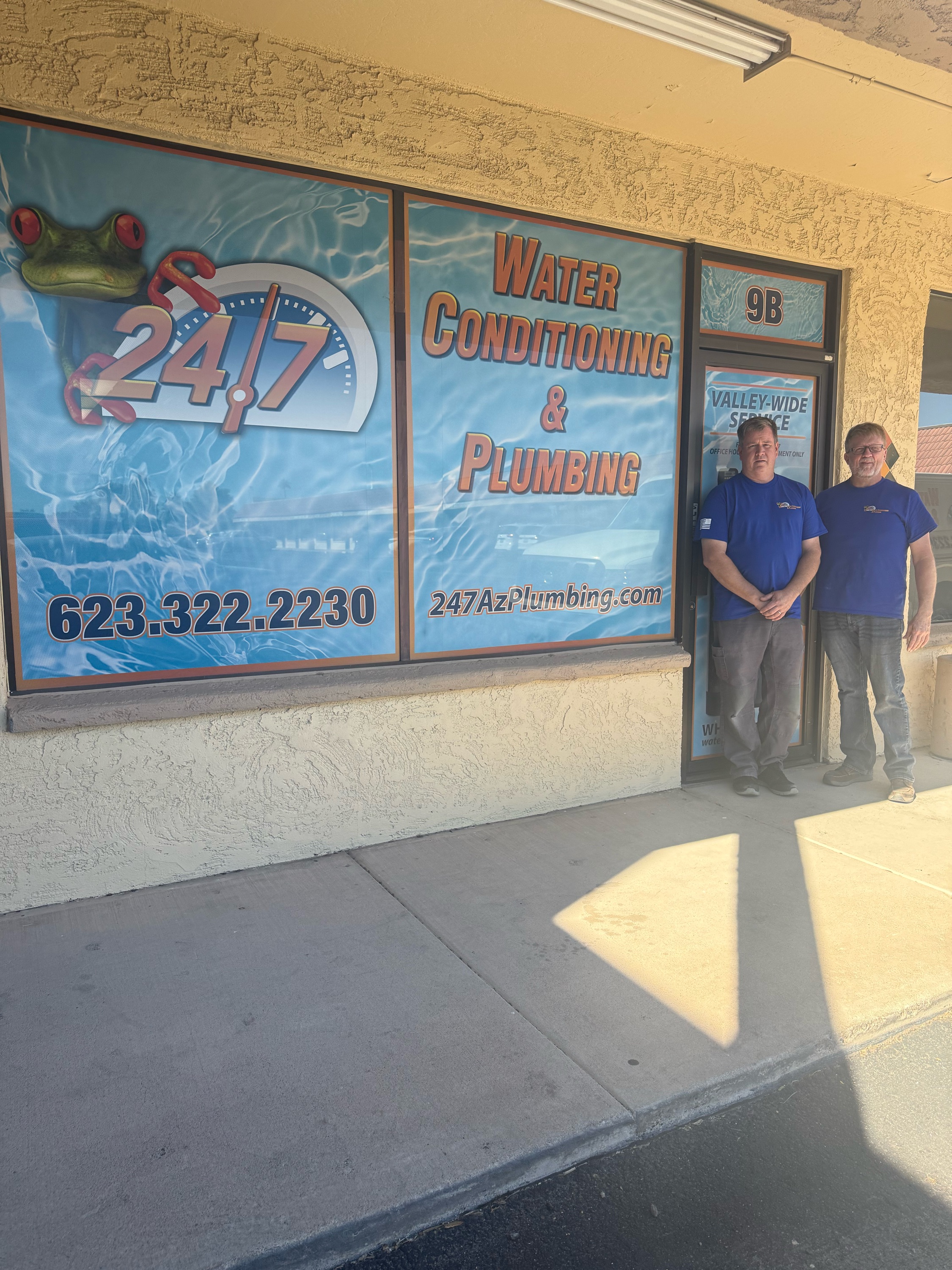 24 7 Water Conditioning & Plumbing Logo
