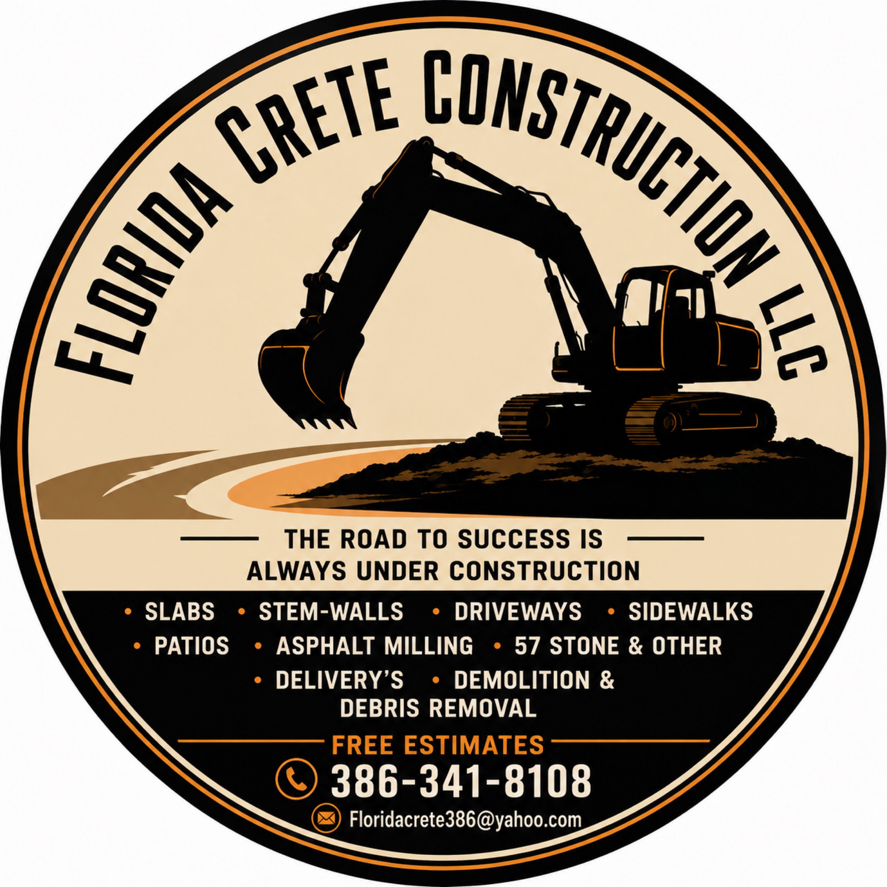 Florida Crete Construction Logo