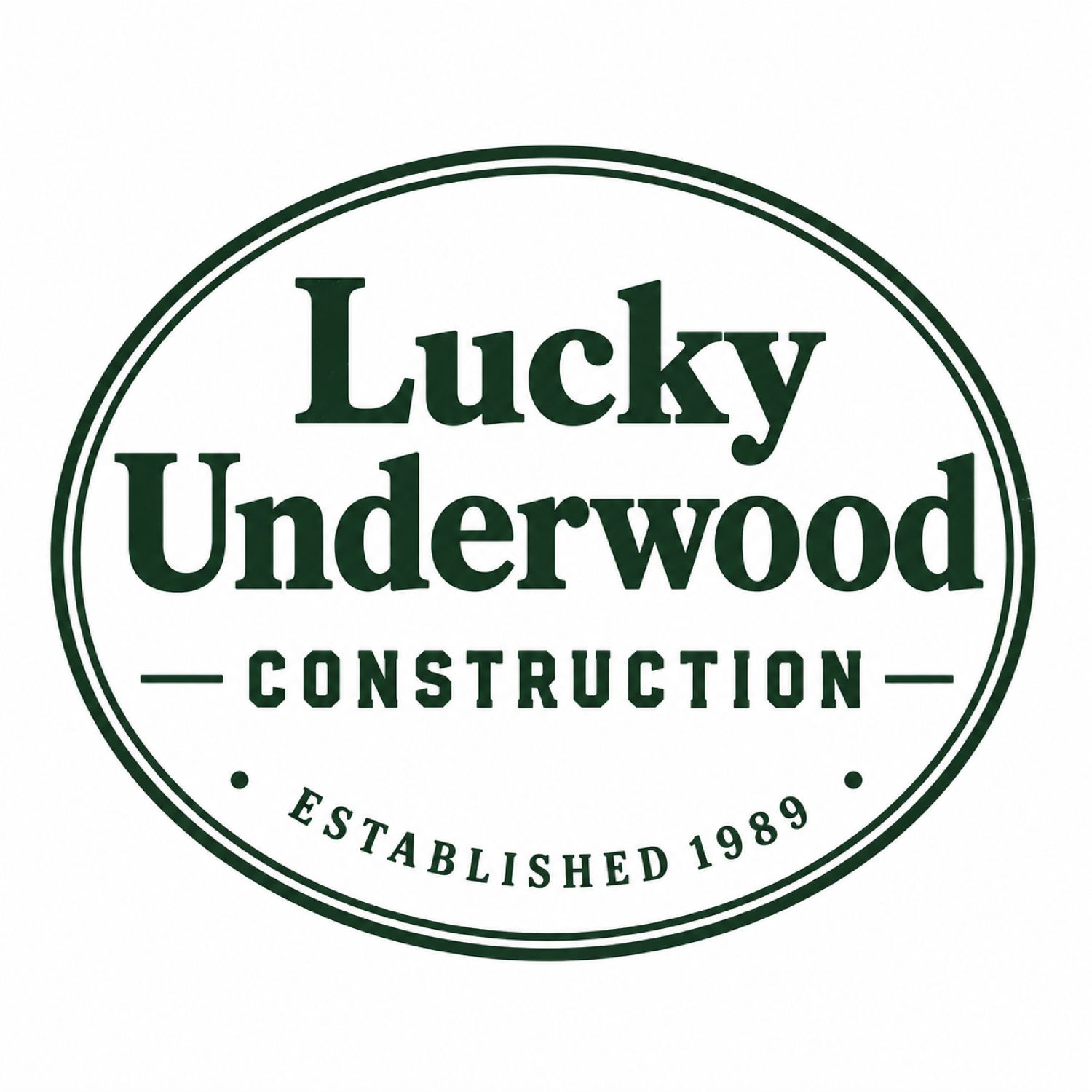 Lucky Underwood Construction Logo
