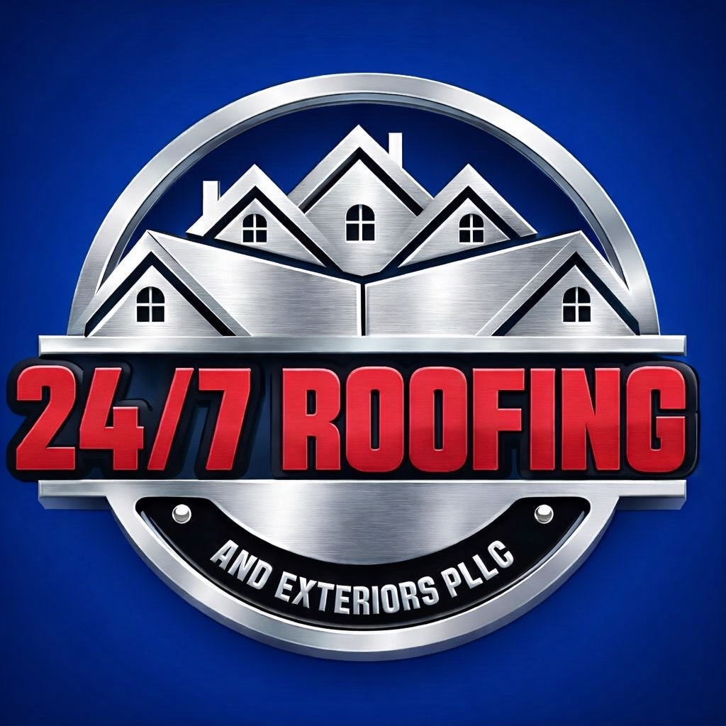 24-7 ROOFING AND EXTERIORS PLLC Logo
