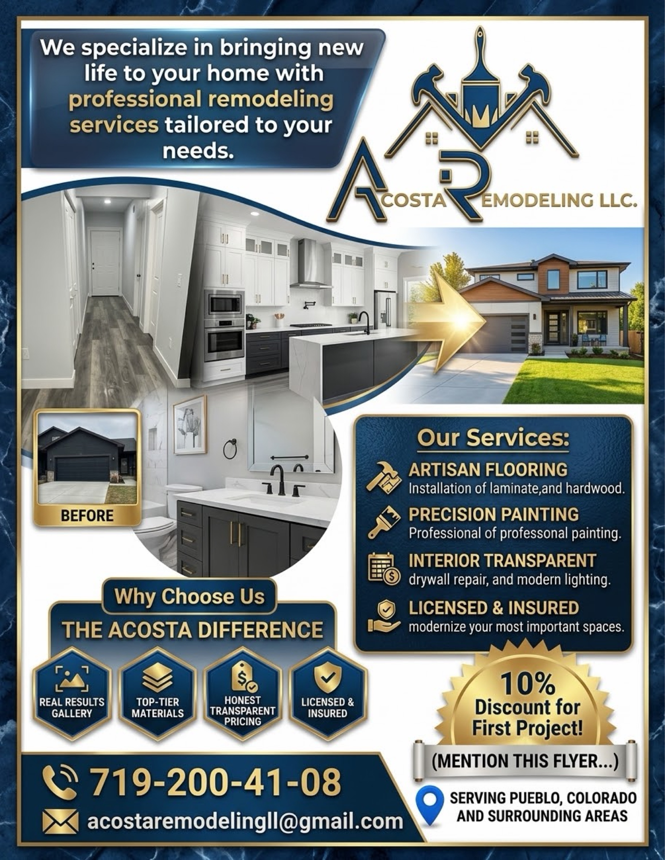 Acosta Remodeling LLC Logo