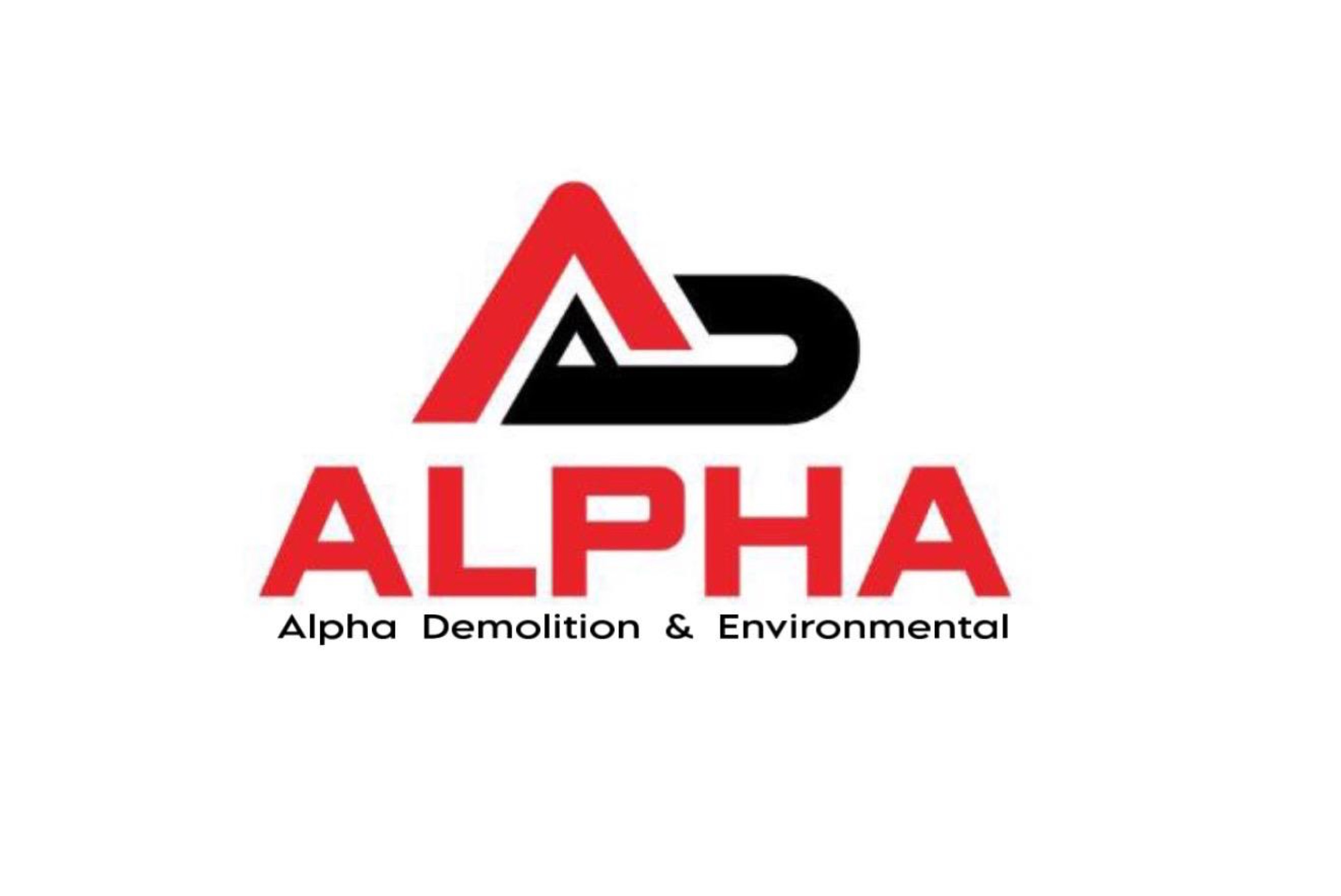 Alpha demolition & Environmental Logo
