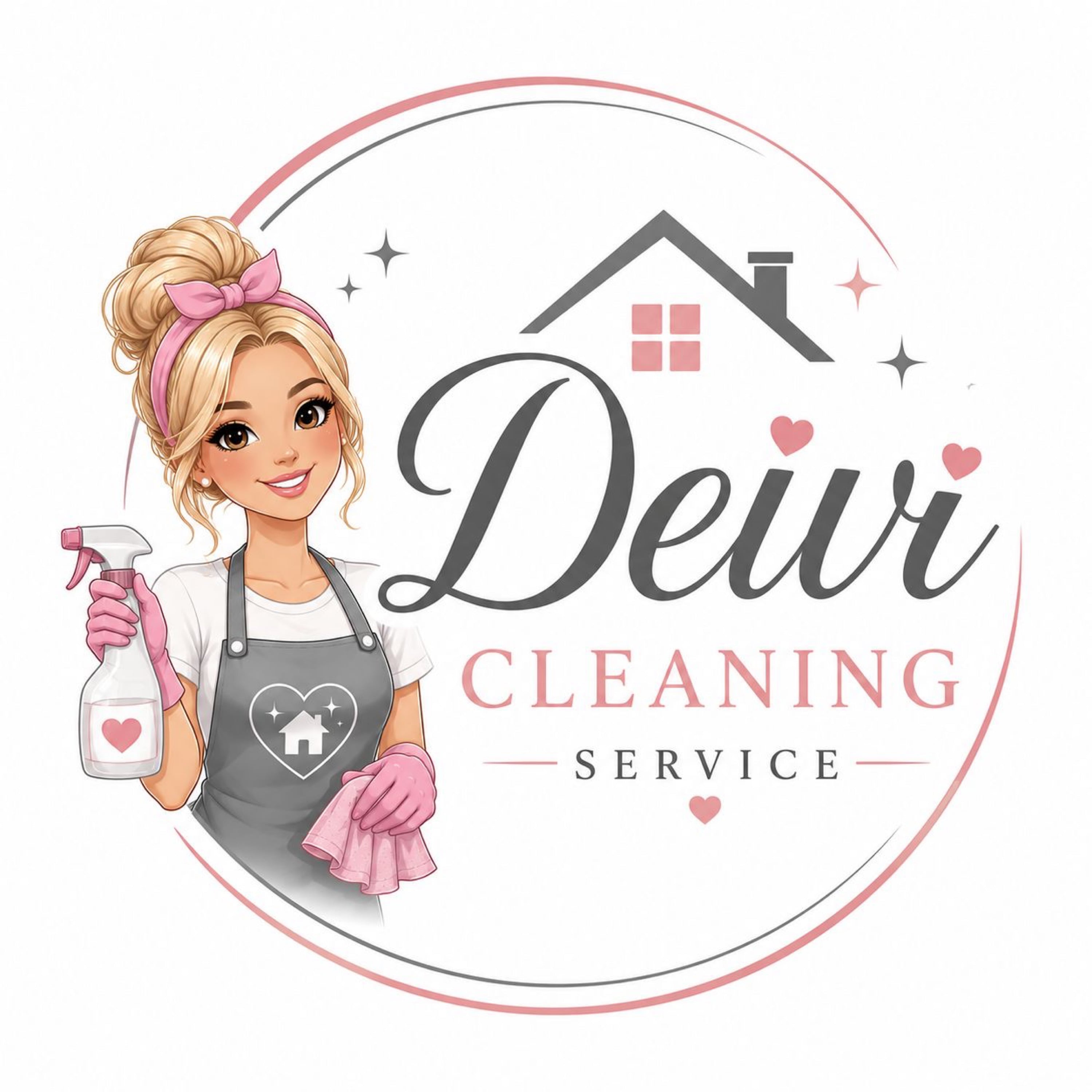 Deivi Cleaning services Logo