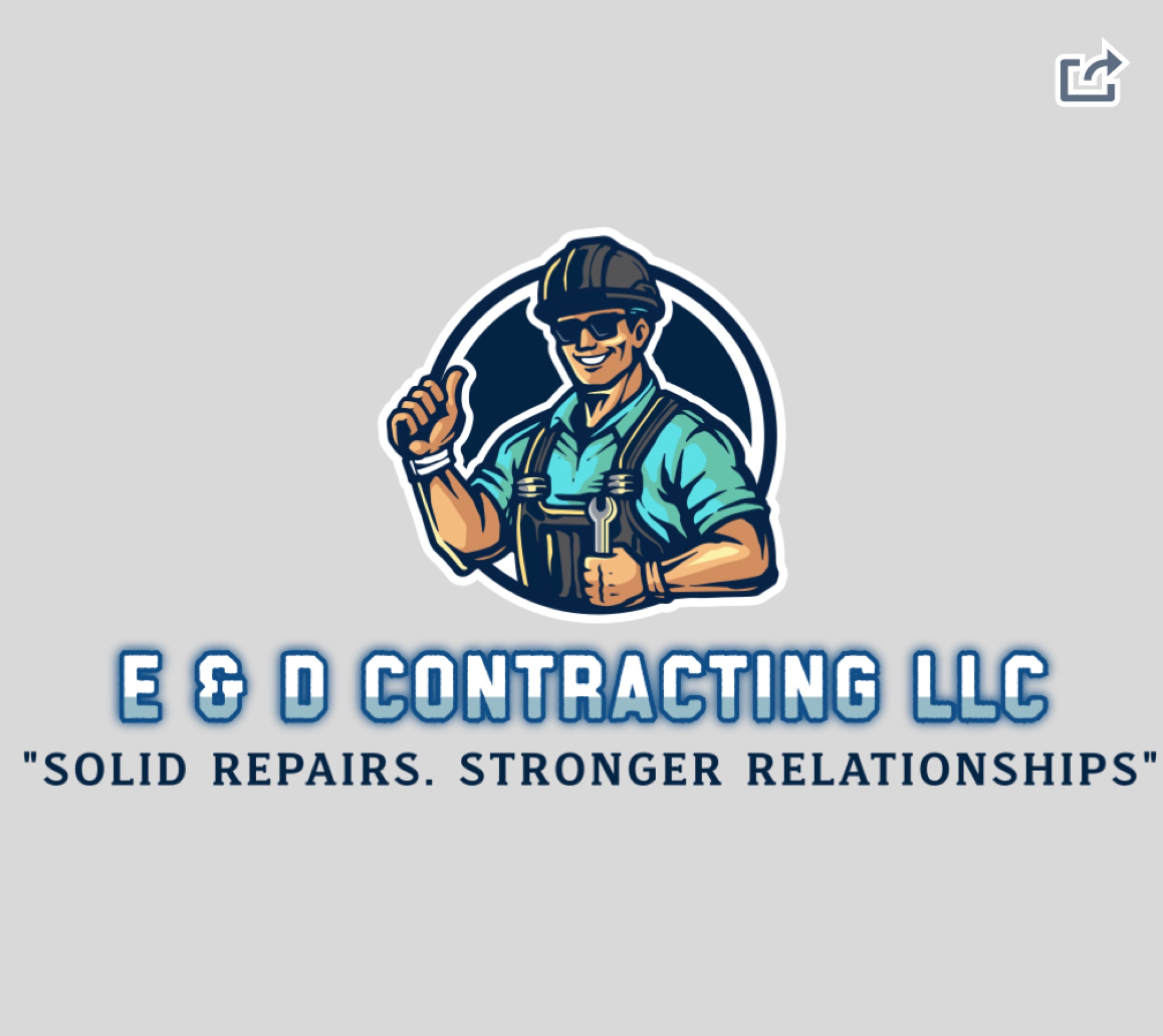 E & D Contracting Logo