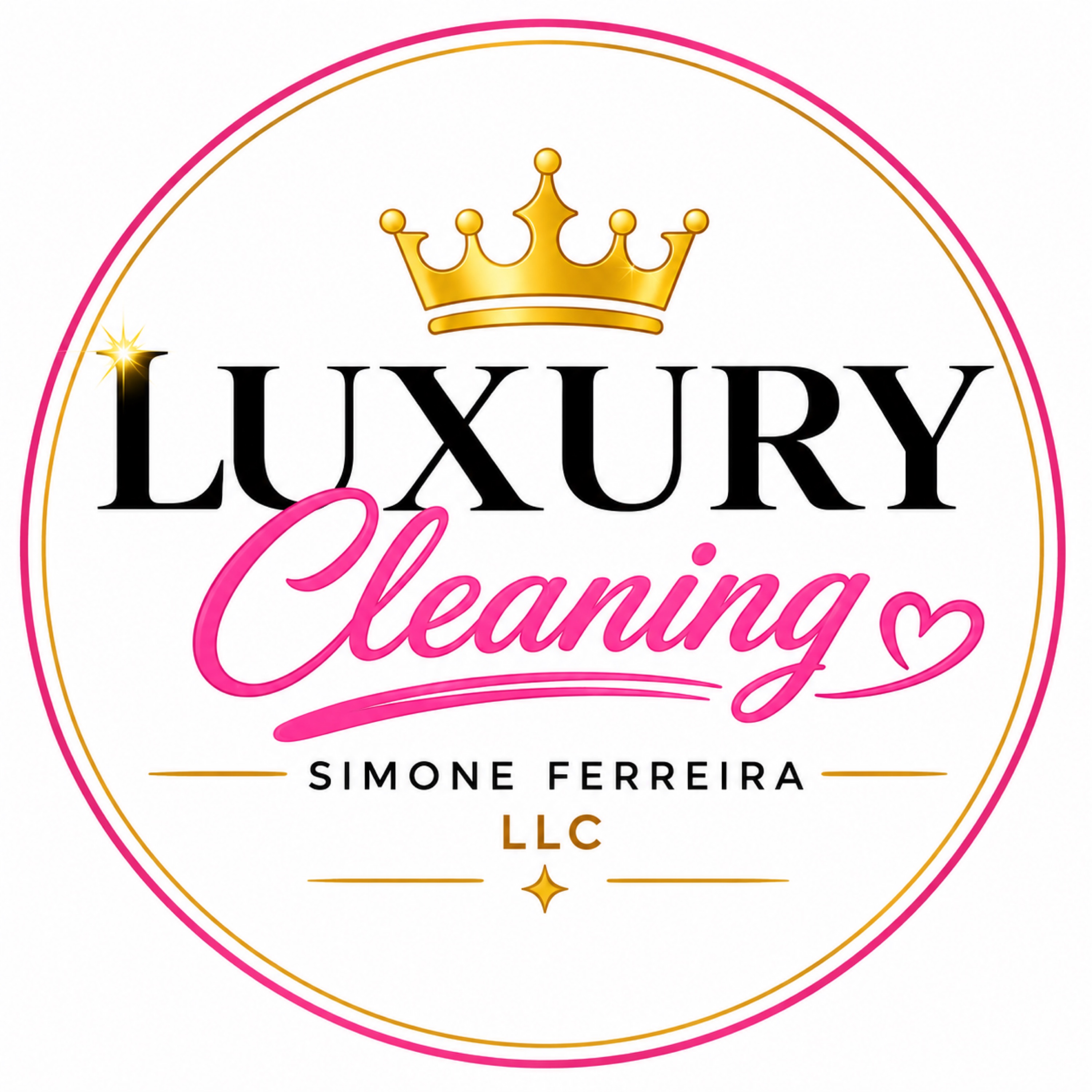 LUXURY CLEANING SIMONE FERREIRA LLC Logo