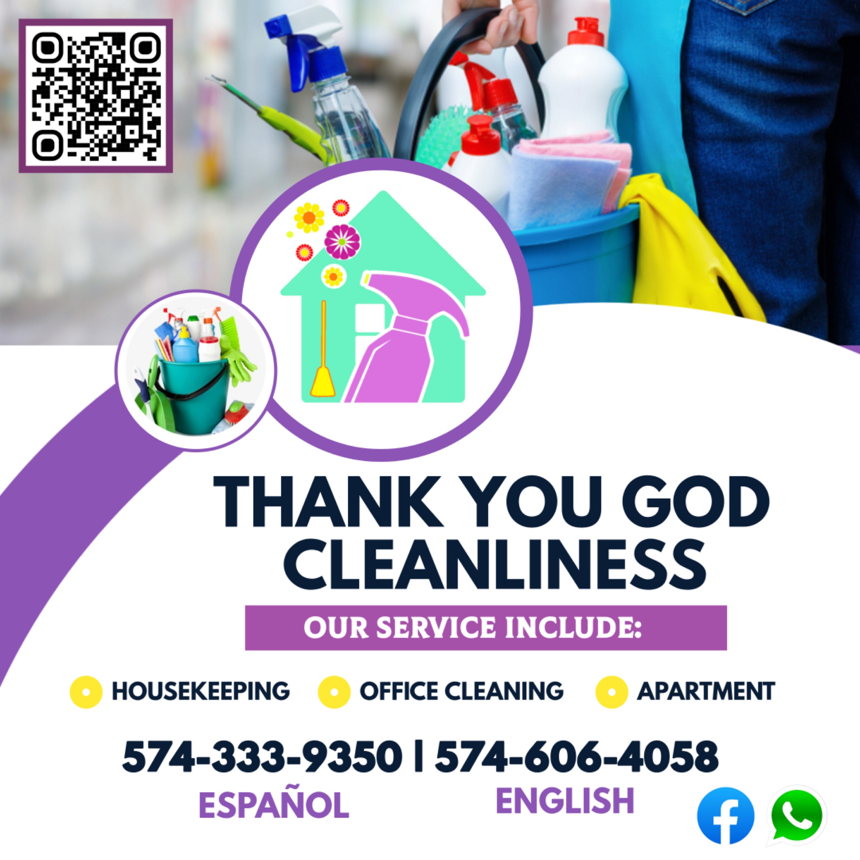 THANK YOU GOD CLEANLINESS, LLC Logo