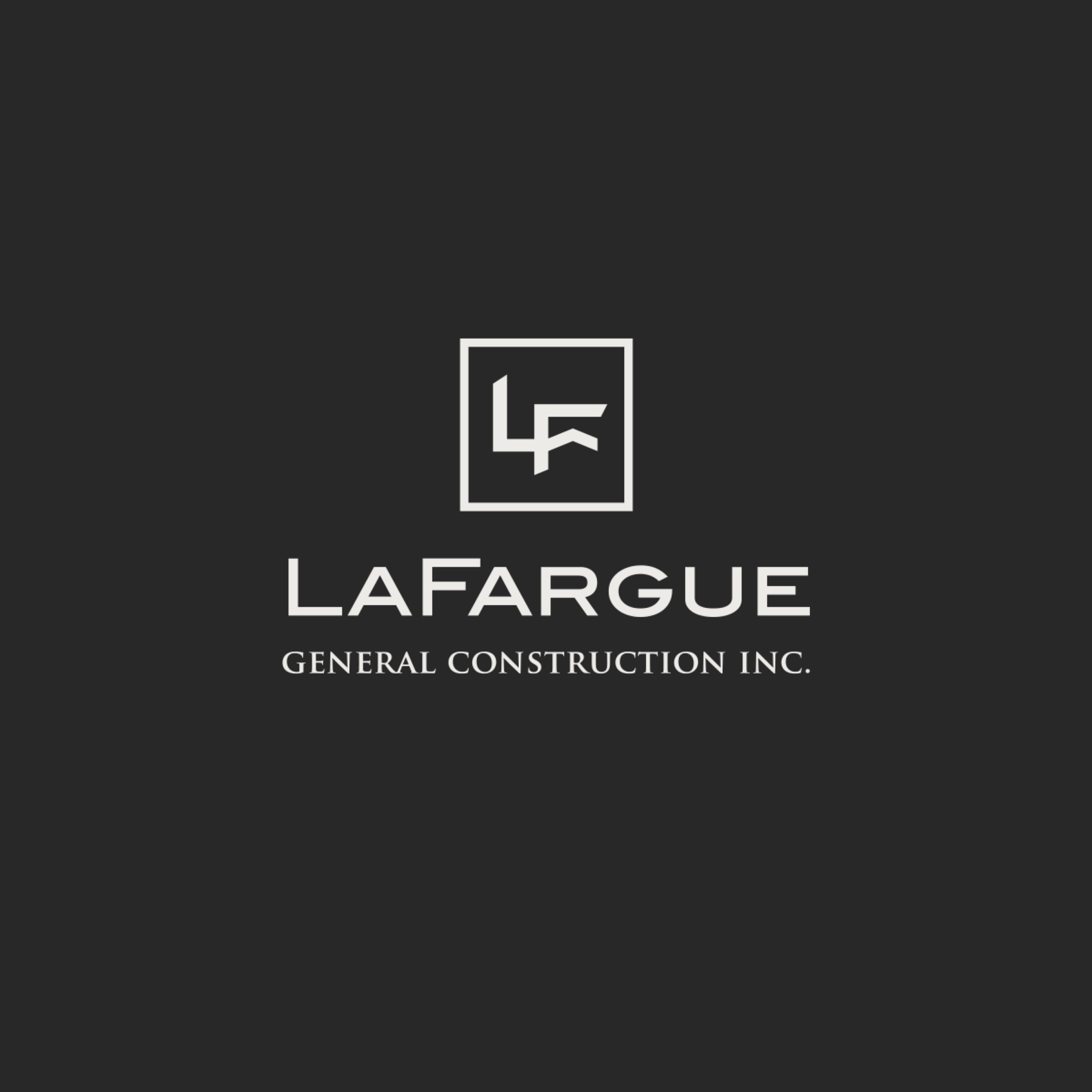 LaFargue General Construction Logo