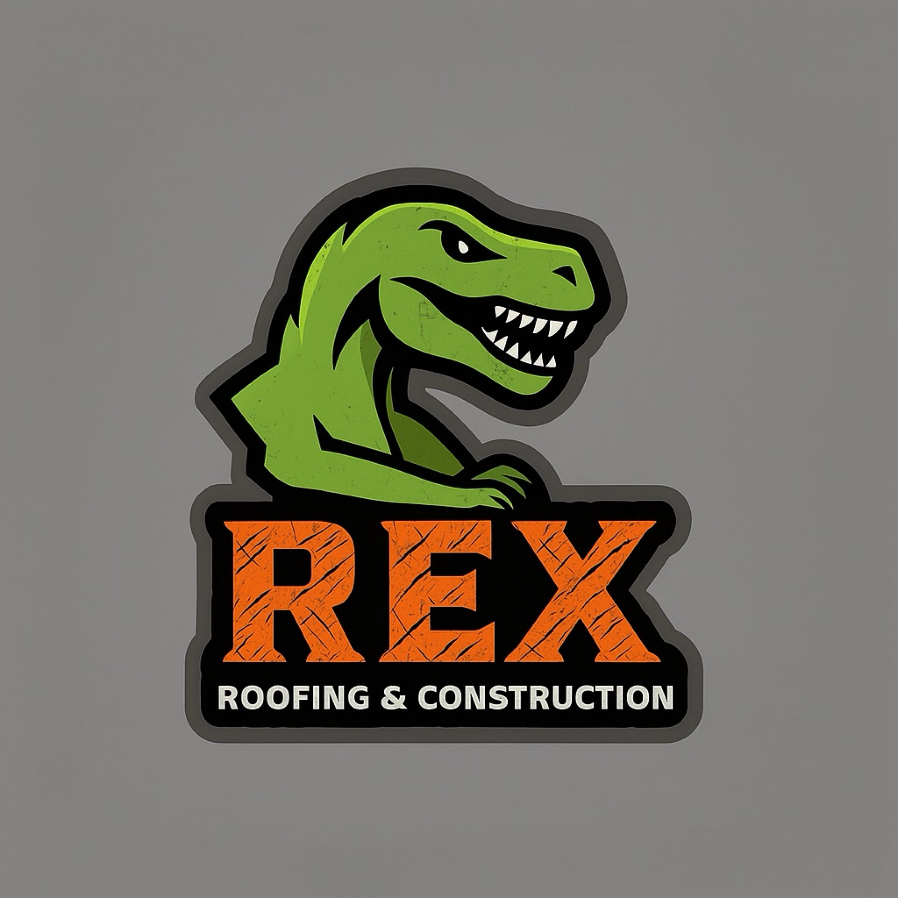 REX Roofing & Construction Logo