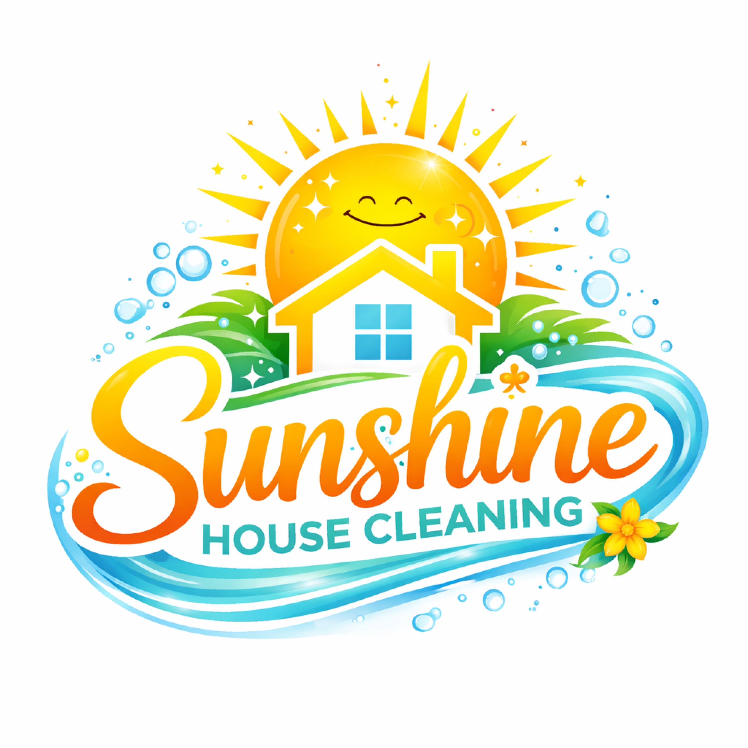 Sunshine House Cleaning Logo